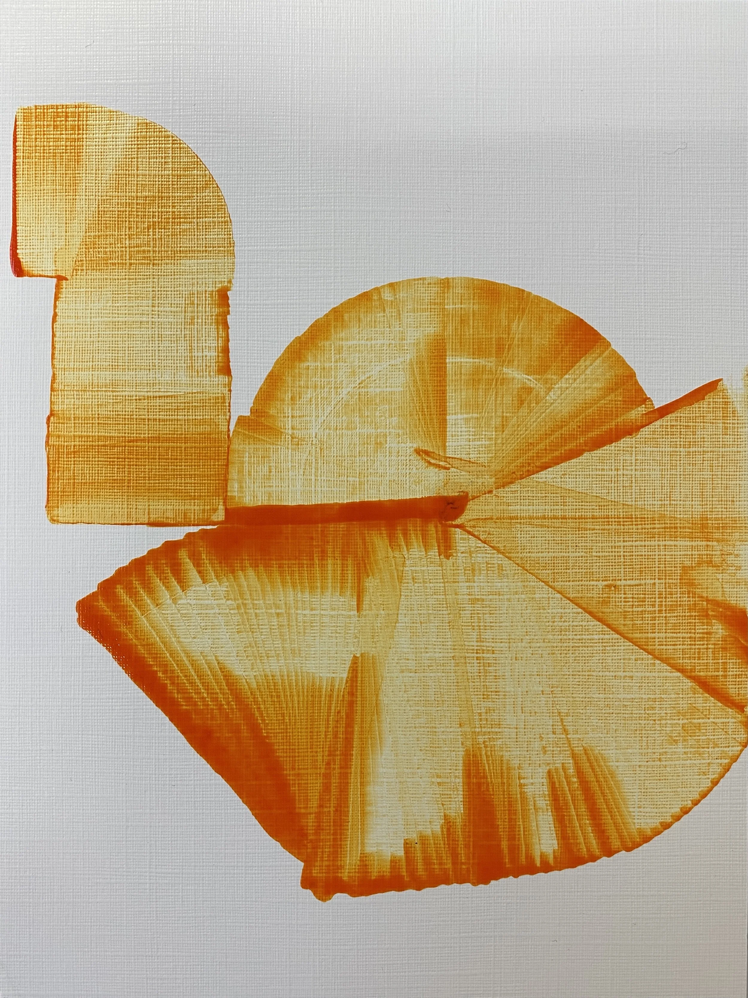 Tourbillons et Connexions, encre sur papier toilé, 15X20