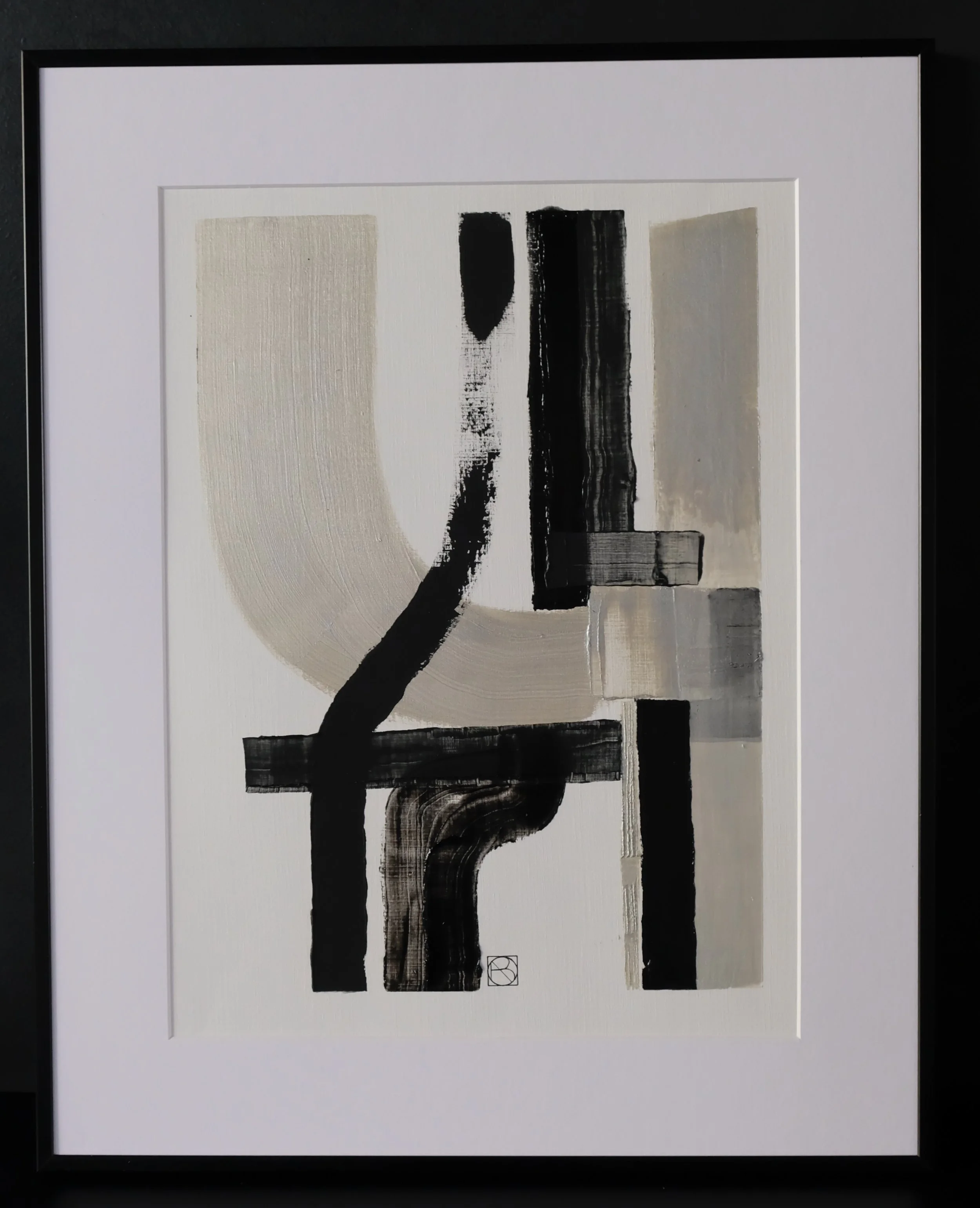 Lumières Noires argent 1 petit, Réalisée en 2023, cette œuvre est unique.
Monogrammé (en bas) puis signé, daté et titré 'Nadia Barbotin Lumières Noires 2023'
Peinture à l'huile sur papier
51 x 41 cm