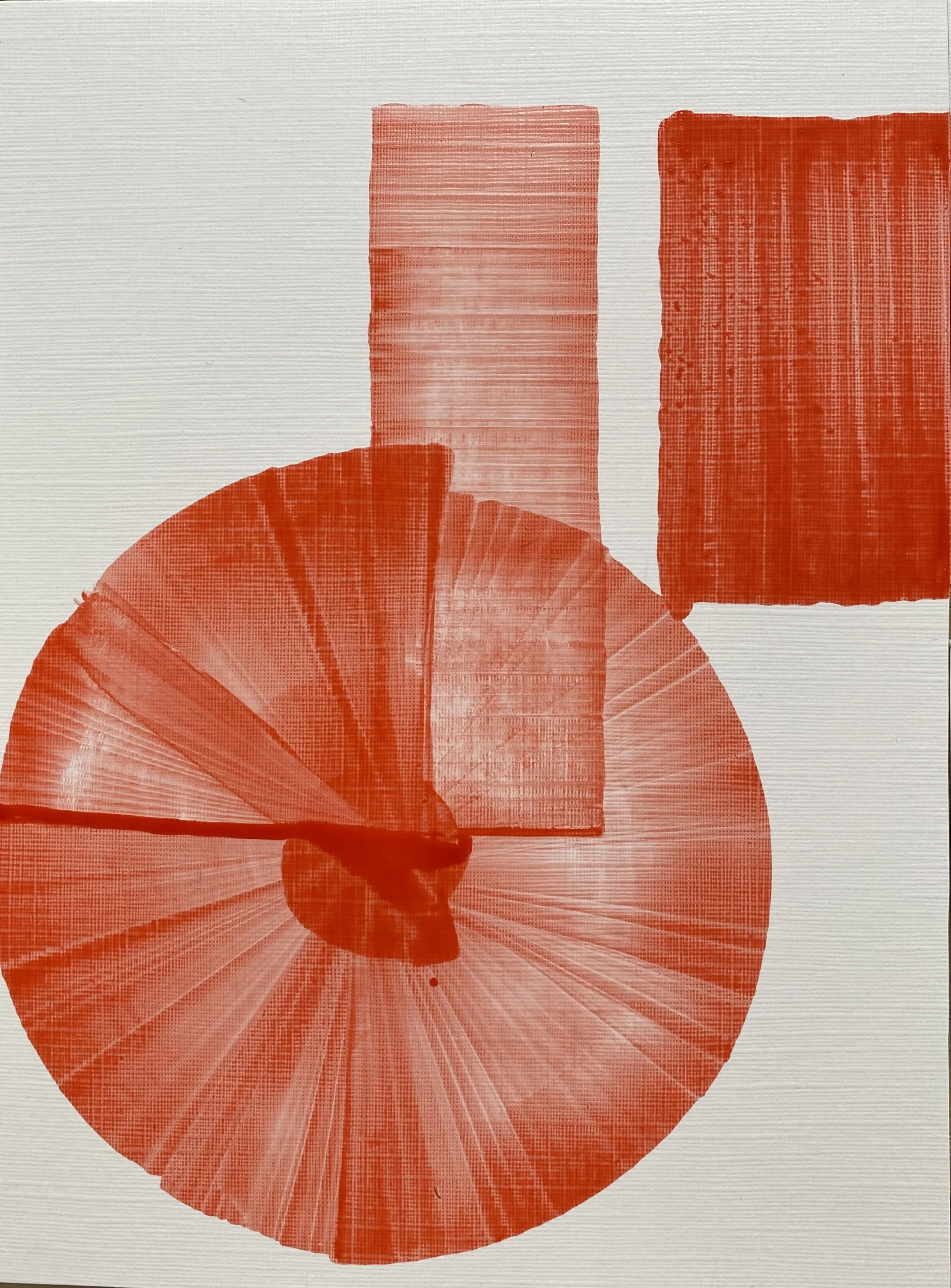 Tourbillons et Connexions, encre sur papier toilé, 15X20