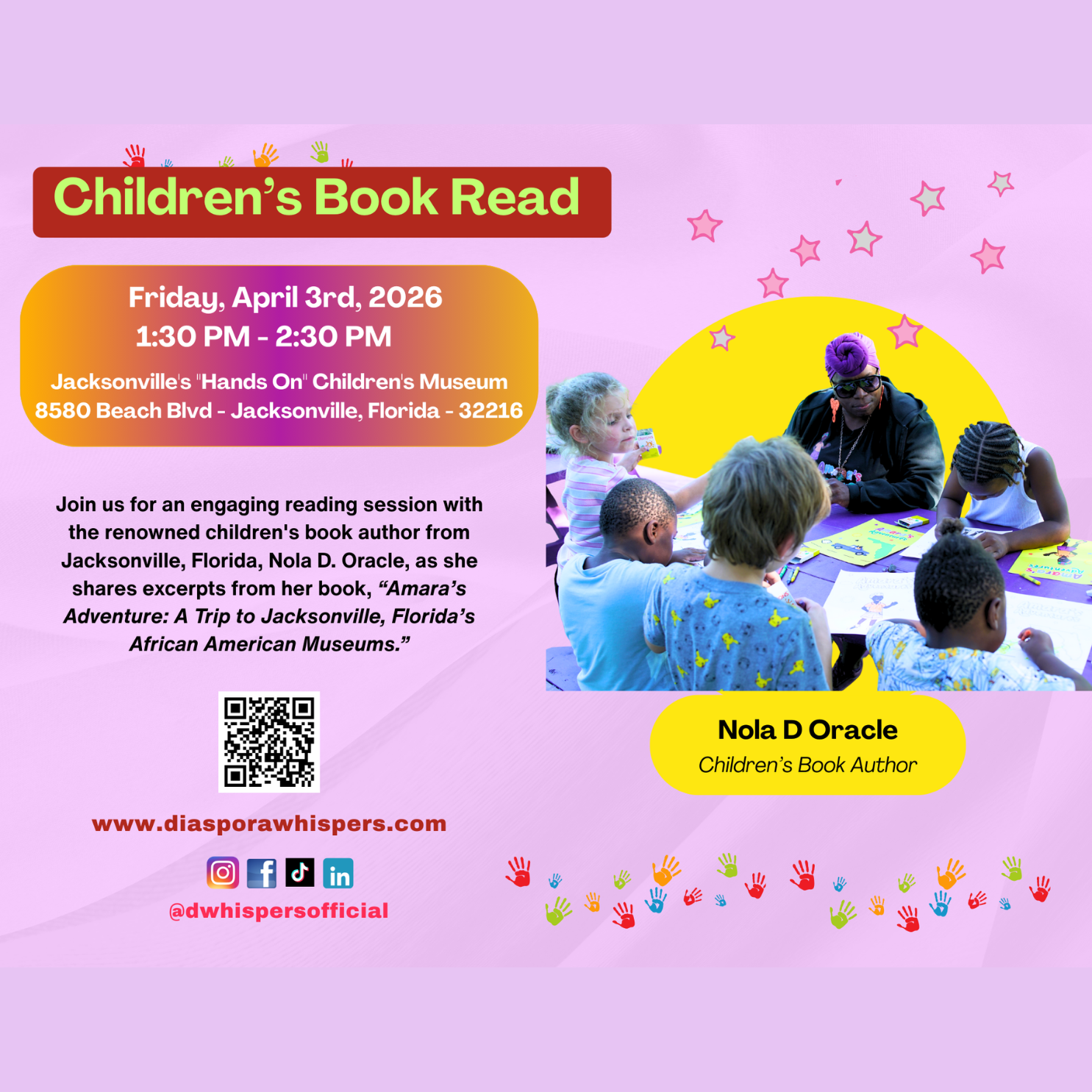 April 3rd, Children’s Book Read 