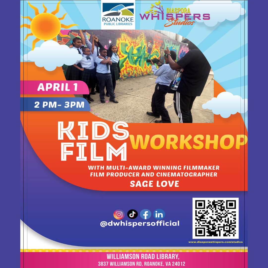 April 1st, Kids Film Workshop