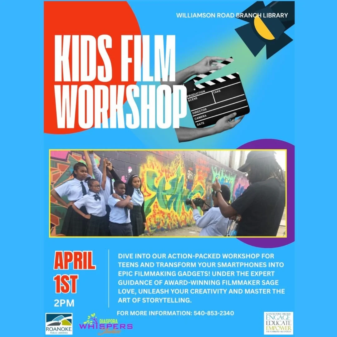 April 1st, Kids Film Workshop