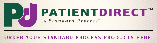 Patient Direct logo with text 'Order Your Standard Process Products Here'.