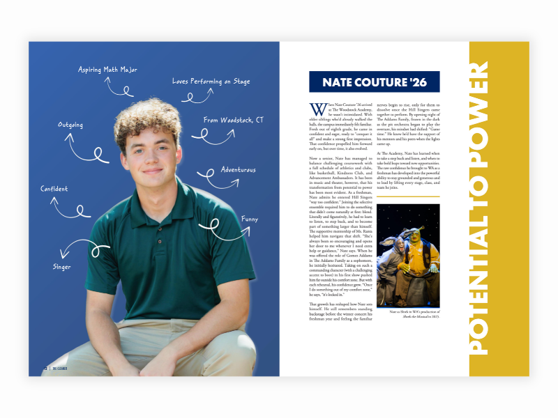 One of the student spotlights for the 2026 edition