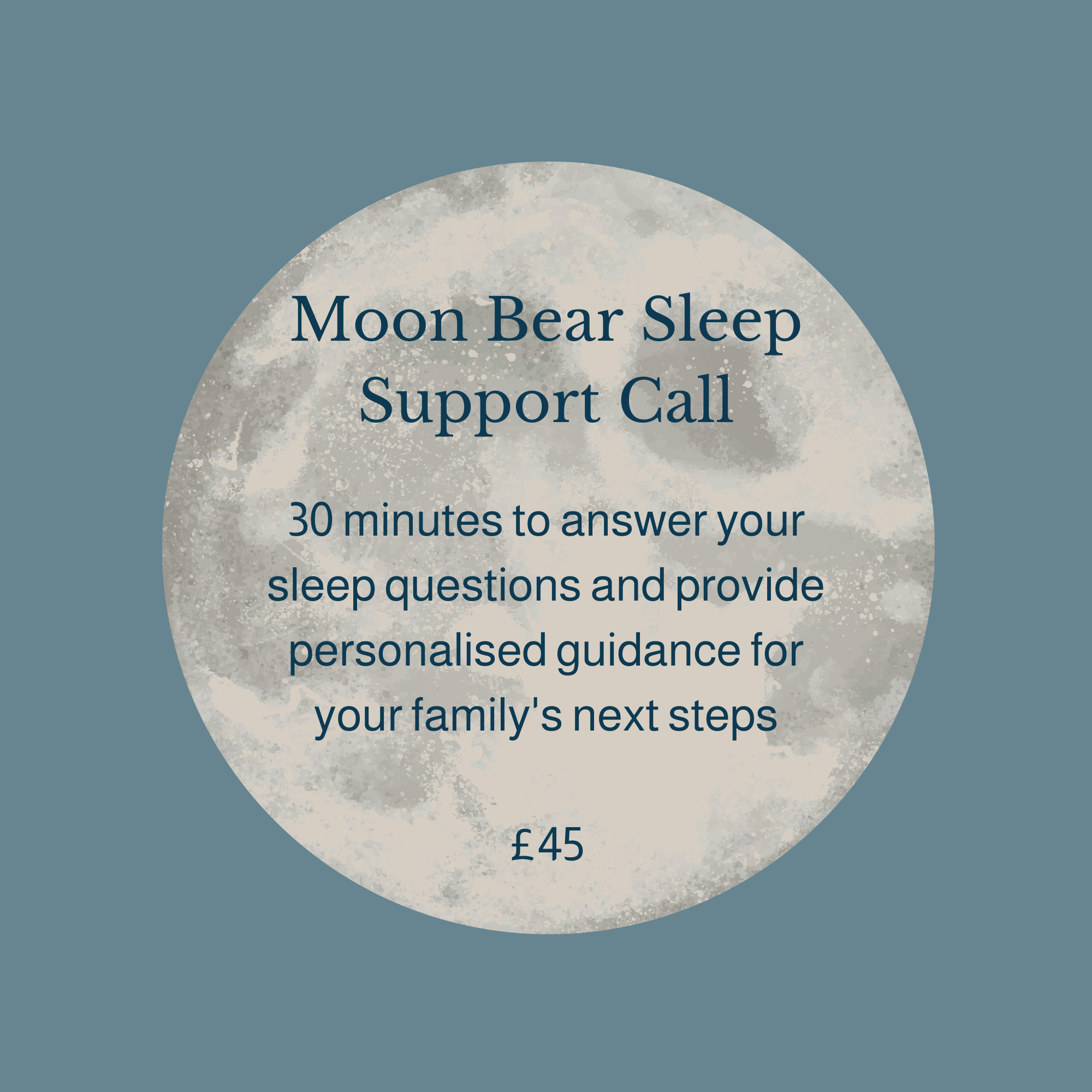 Moon Bear support call details and pricing