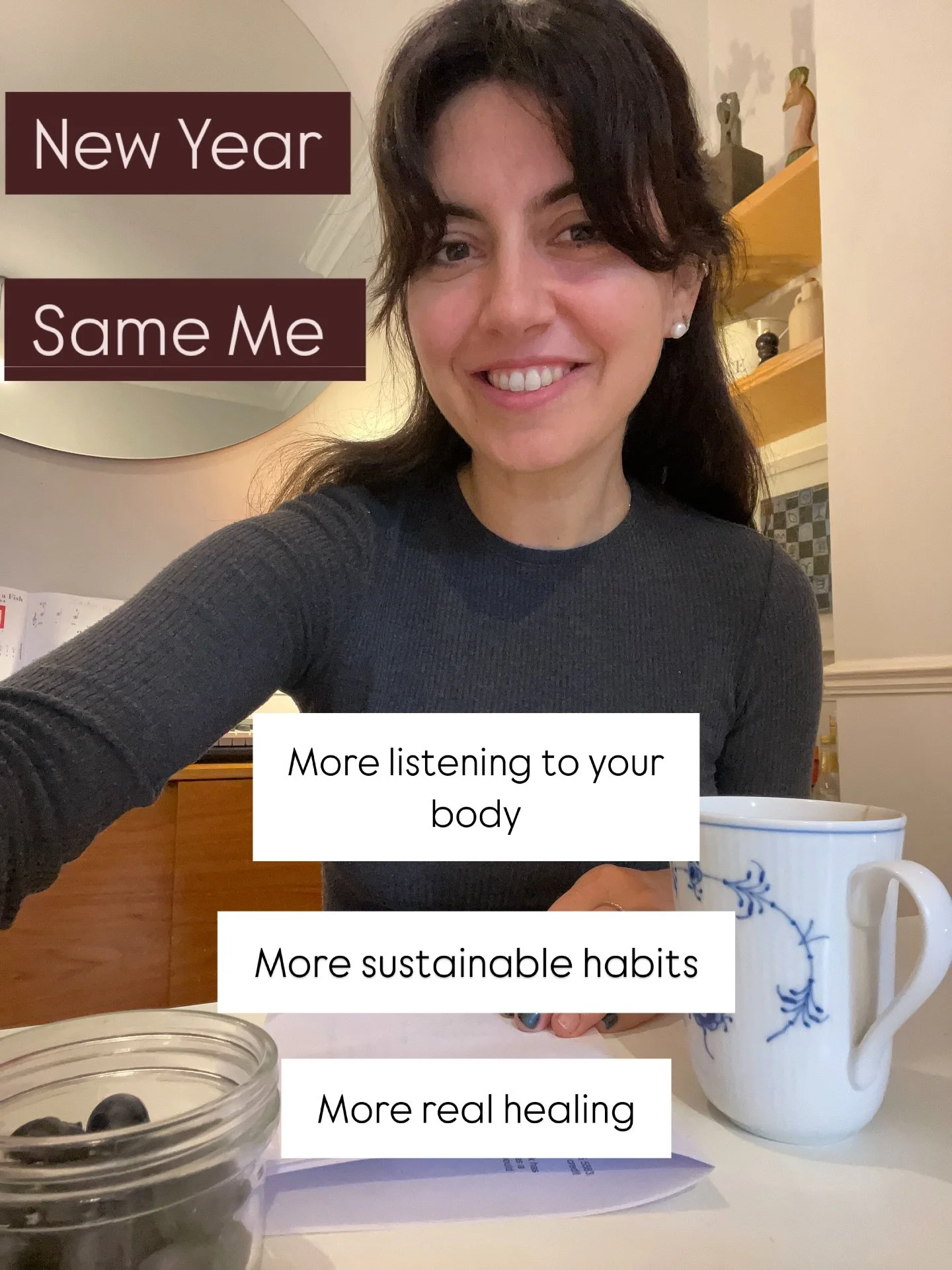 New year, same me. Just good intentions 🤍

No &ldquo;new year, new you&rdquo; here.

You don&rsquo;t need to become someone else.
You don&rsquo;t need a complete transformation.
You don&rsquo;t need to restrict, deprive, or punish yourself.

You jus