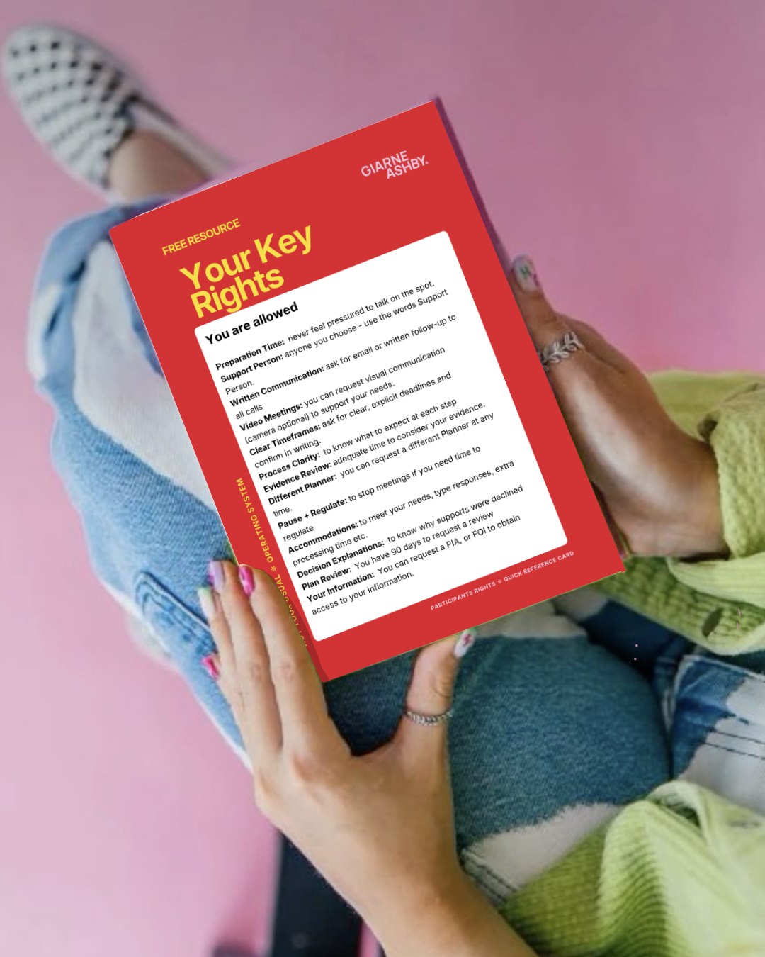 Participant Rights Card