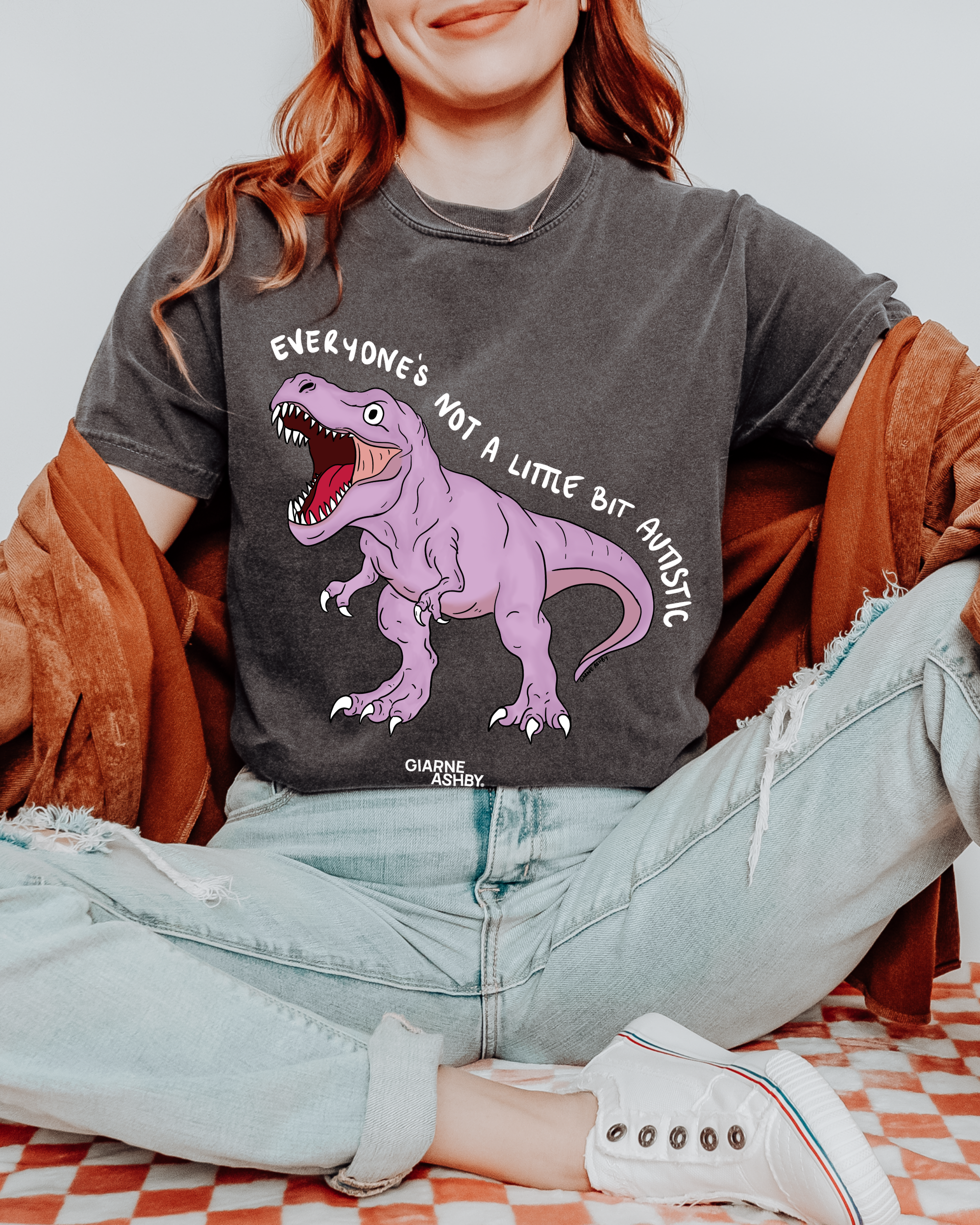 Contrast Everyone’s not a Little Bit Autistic Tee
