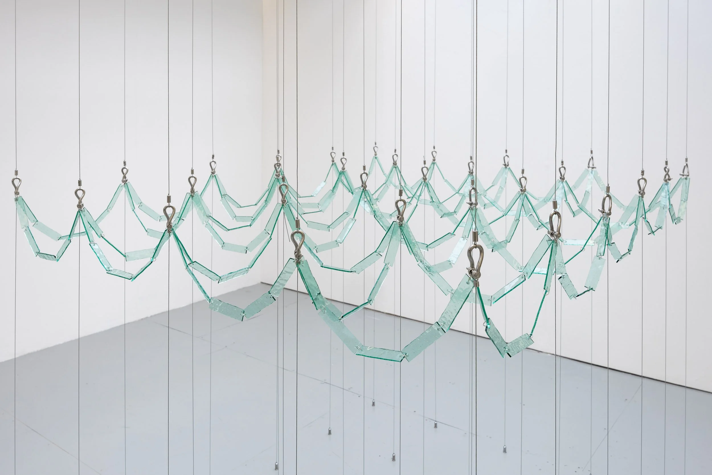 The louder the bark,
The softer the bite 
(2026) 
Glass, Steel 
