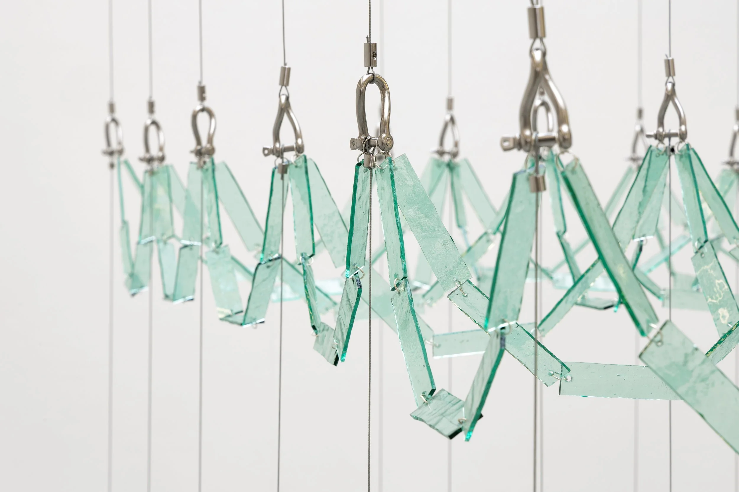 The louder the bark,
The softer the bite 
(2026) 
Glass, Steel 