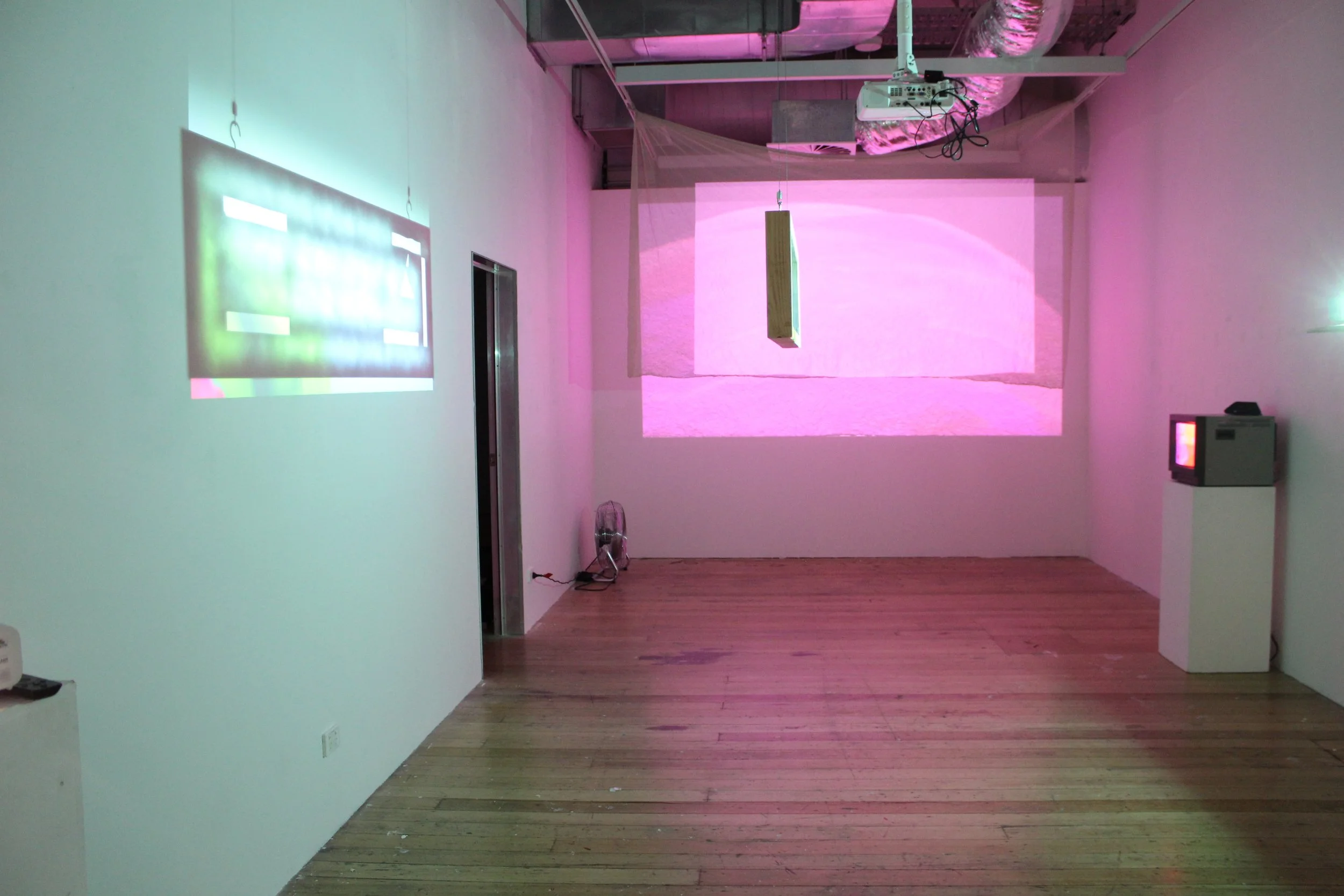 'leadlight' installation at Intermission Gallery (Melbourne) for Meeting for Worship 2025