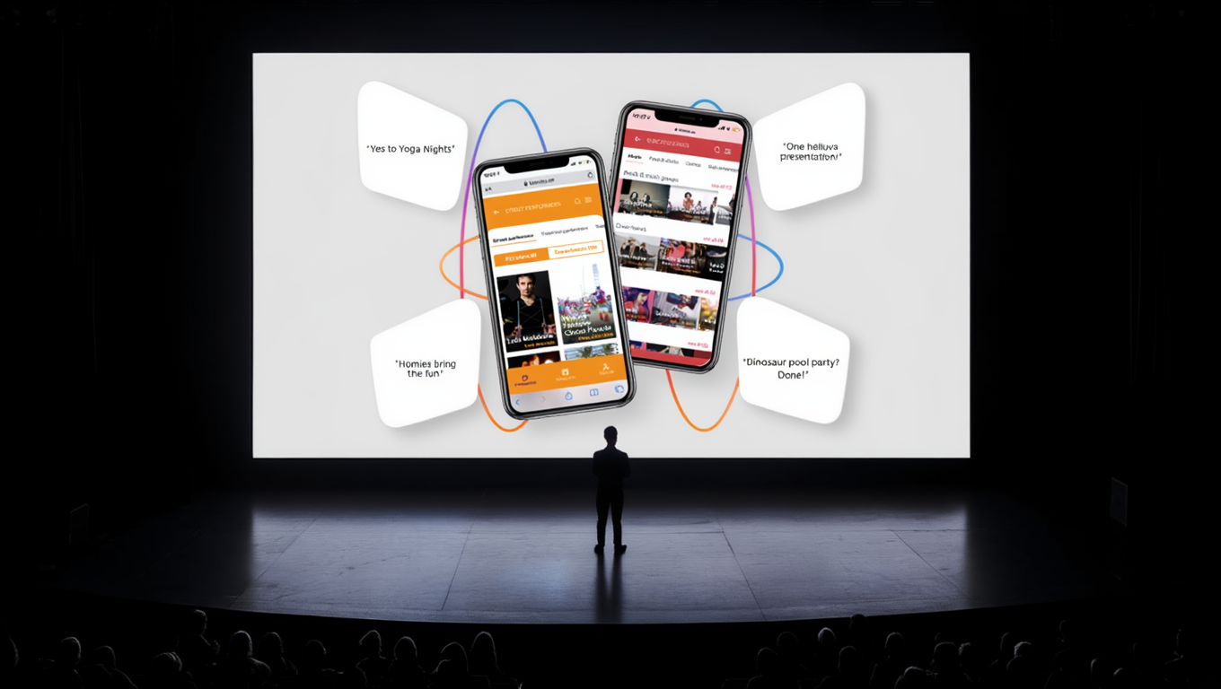The project came with a strong foundation: a bold, playful colour palette and a distinctive logo created by our Creative Director.  We explored multiple iterations of how the Homies app could look and feel, showing not just what Homies is, but what i