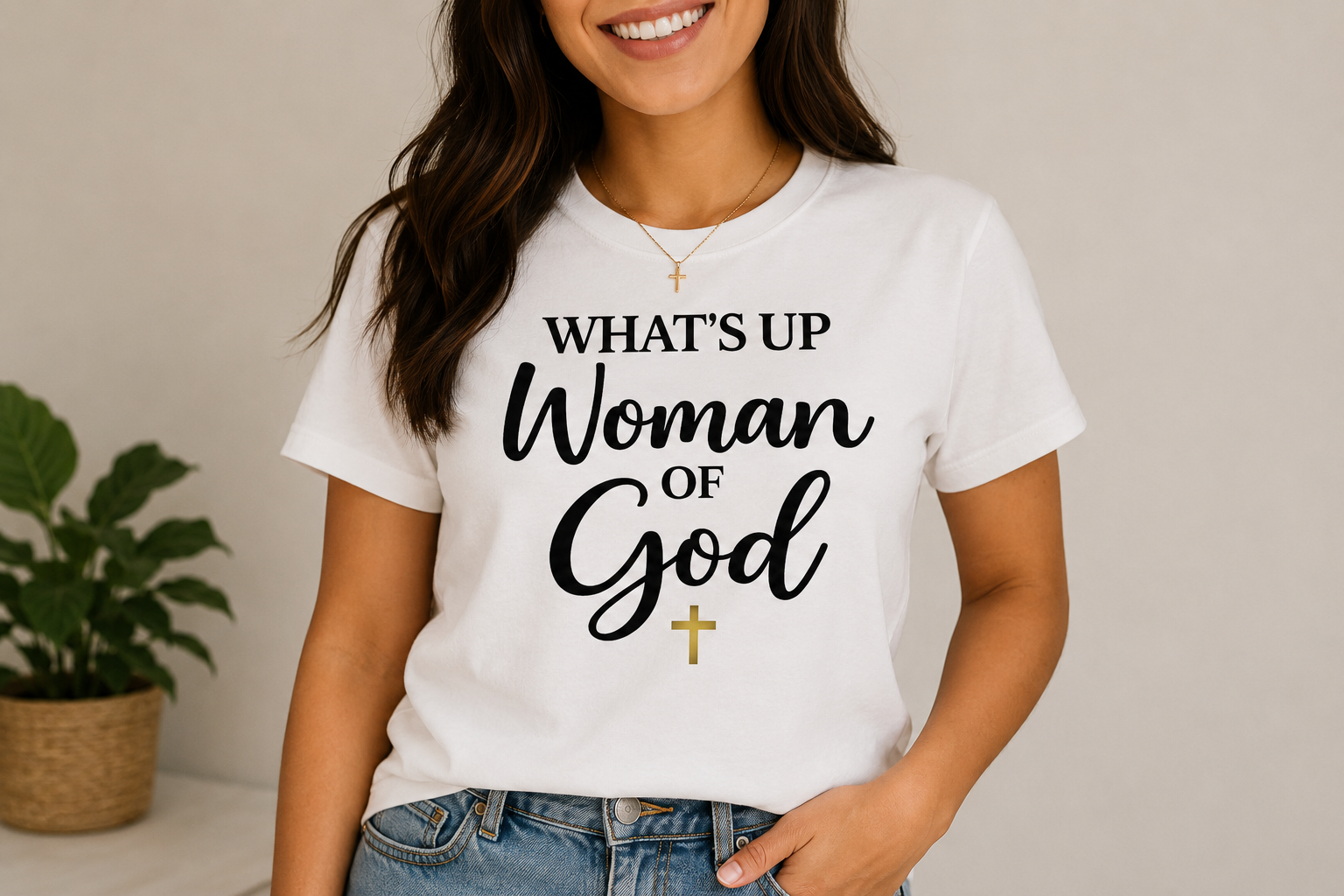 White What’s up Woman of God
