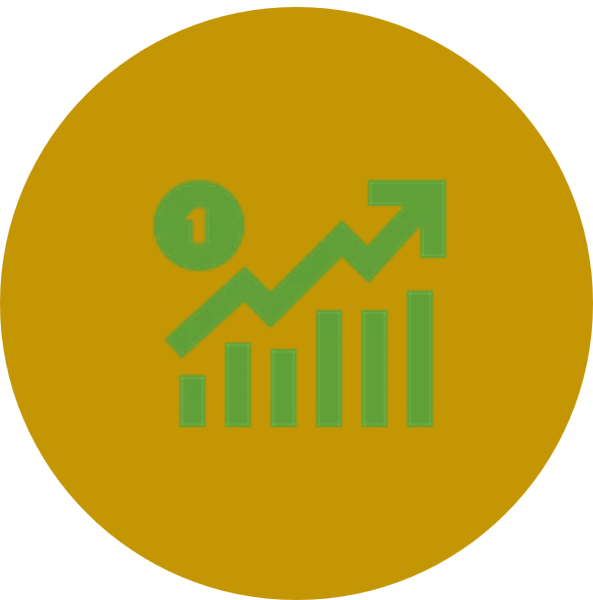 Upward trend graph representing the transition from a single owner centred company to a management company enabled by Hol & Lakerveld Management (H&L).
