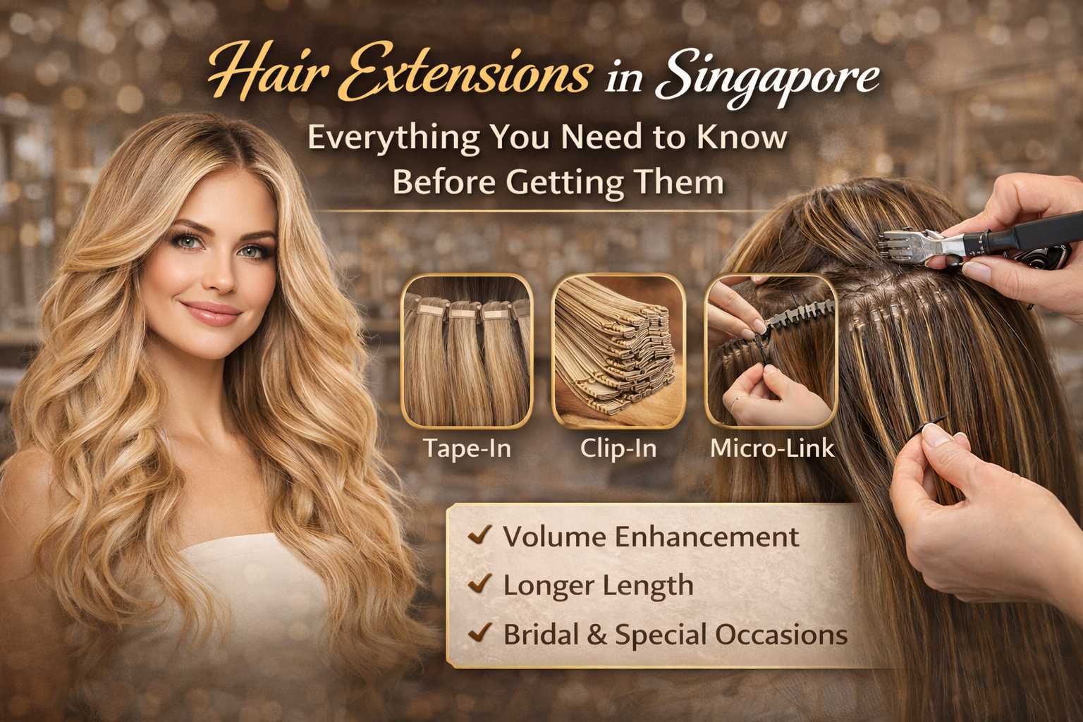 Hair Extensions in Singapore – Everything You Need to Know Before Getting Them