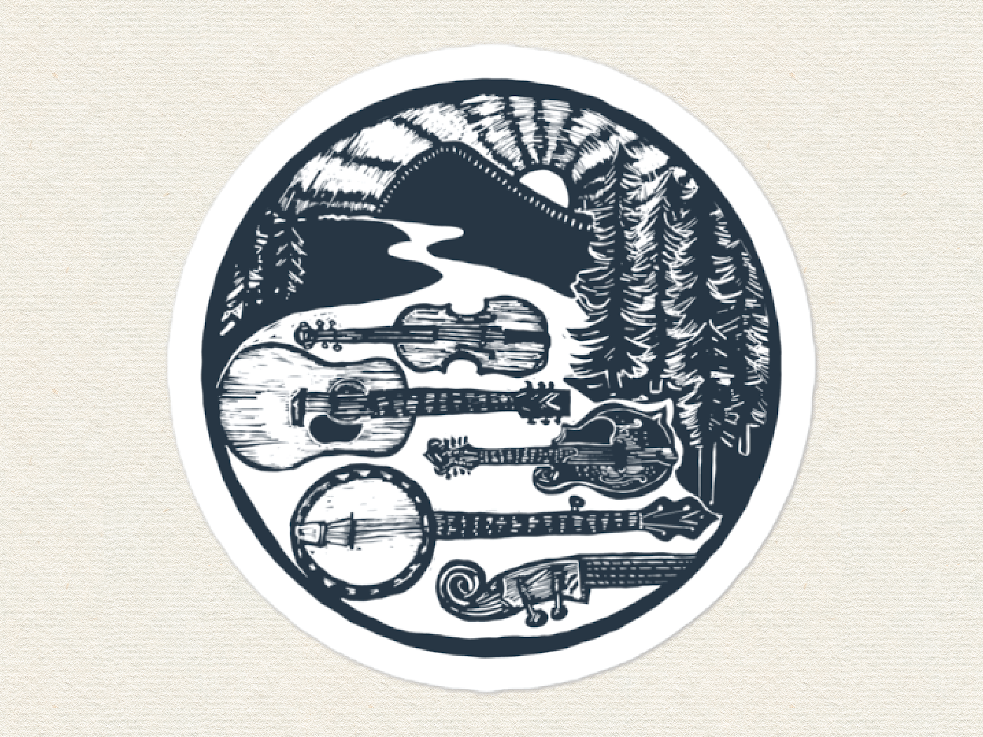 Lonesome River Bluegrass Sticker