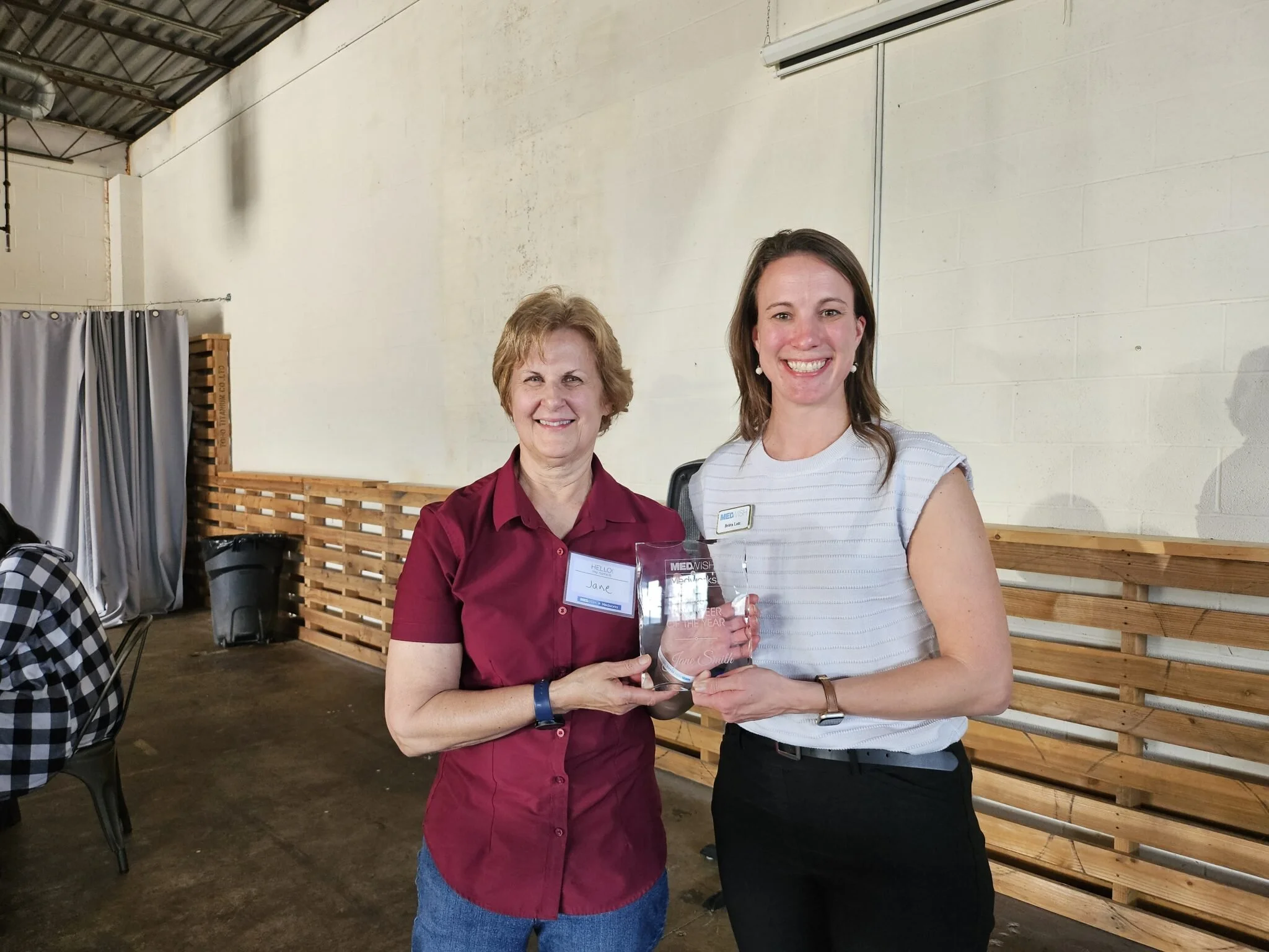 Volunteer of the Year Jane Smith