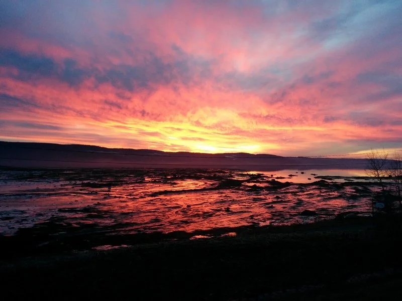 coucher de soleil