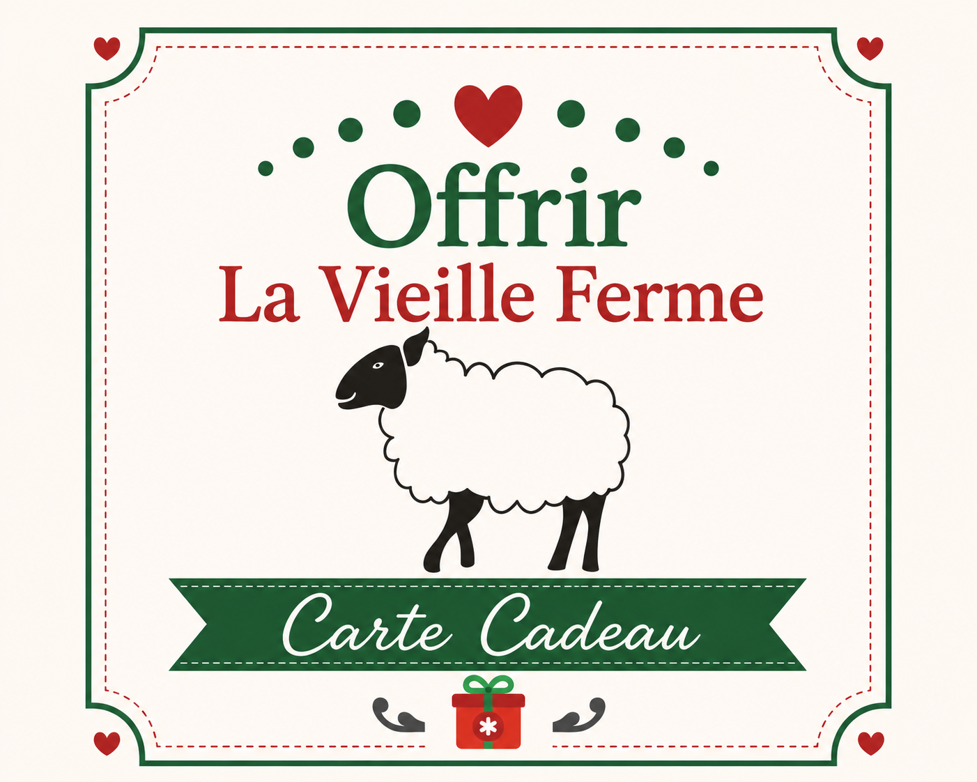 Carte Cadeau de la Vieille Ferme