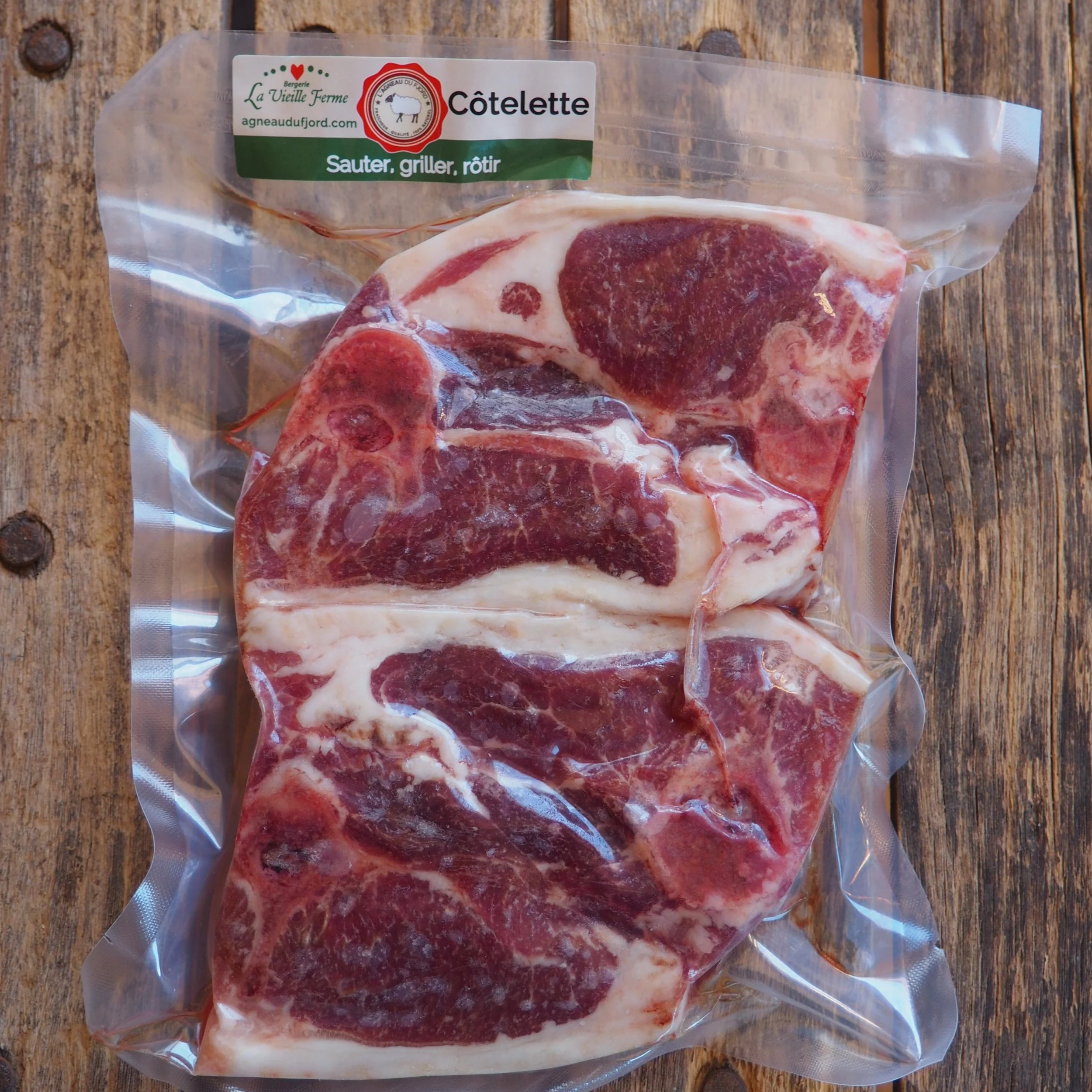4 Côtelettes d'agneau