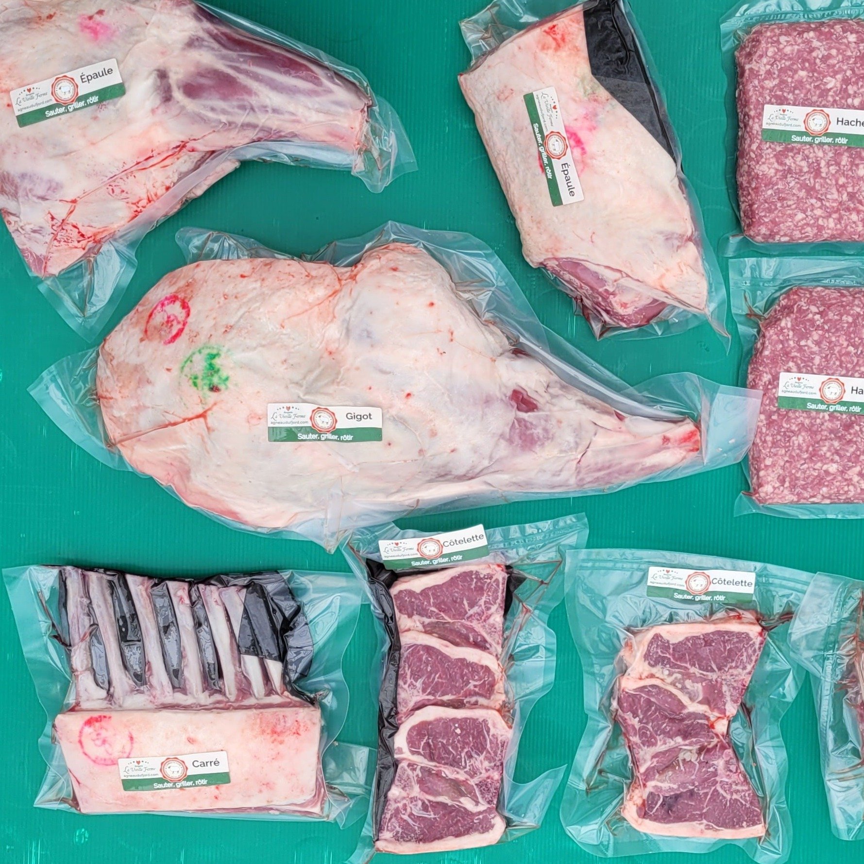 Boîte d'agneau  "GOUMET" pour recevoir