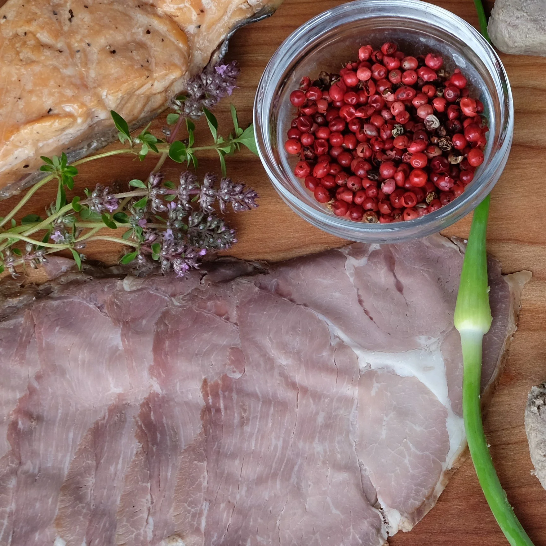 Gigot tranché fumé maison
