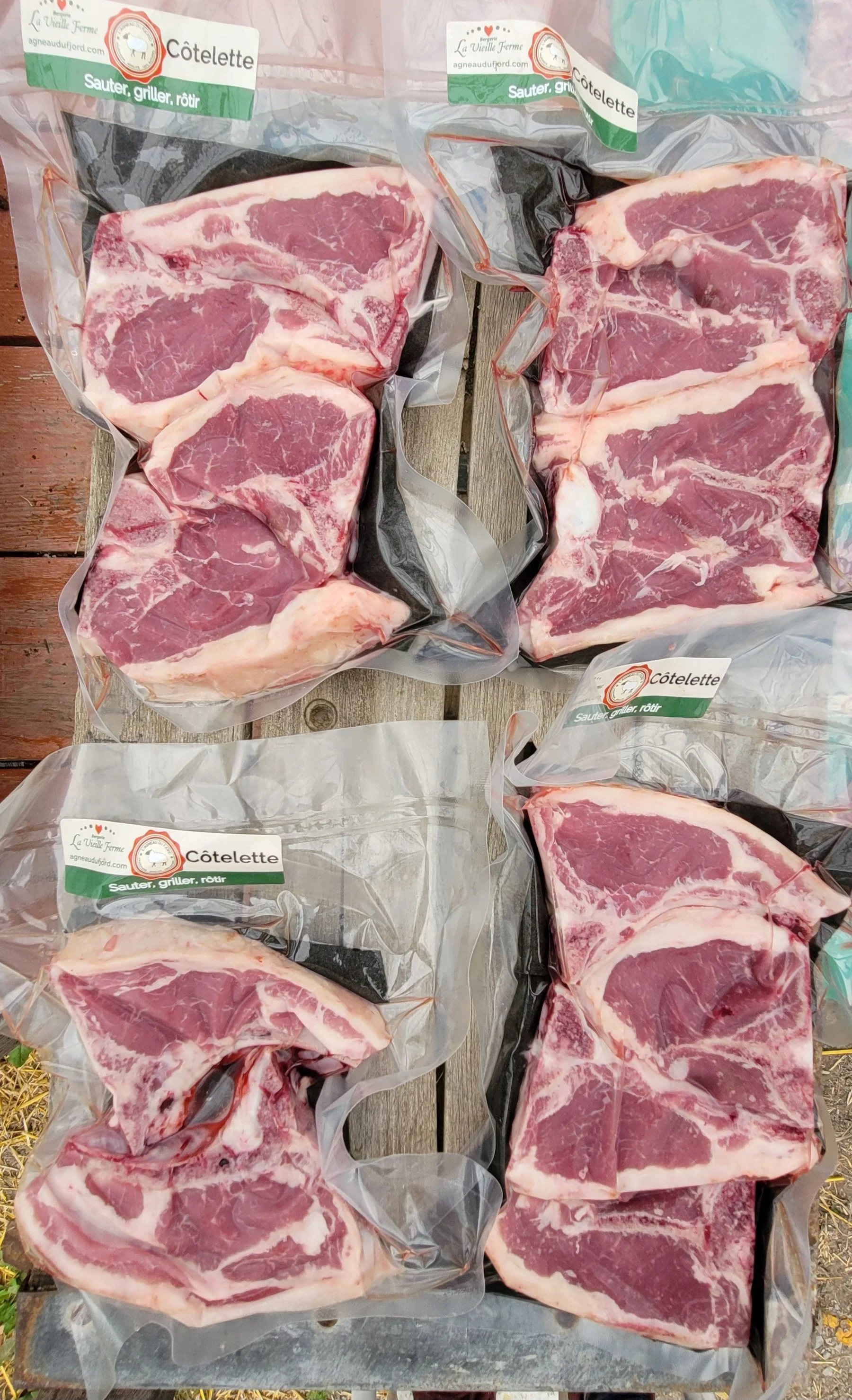 Boîte d'agneau coupe "FRUGALE"