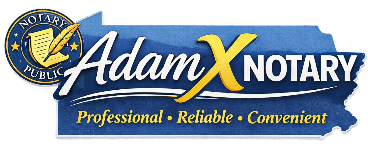 Notarize and Mobile Printing Service Courier