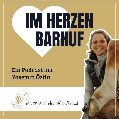 Cover eines Podcasts mit dem Titel "Im Herzen Barhuf".