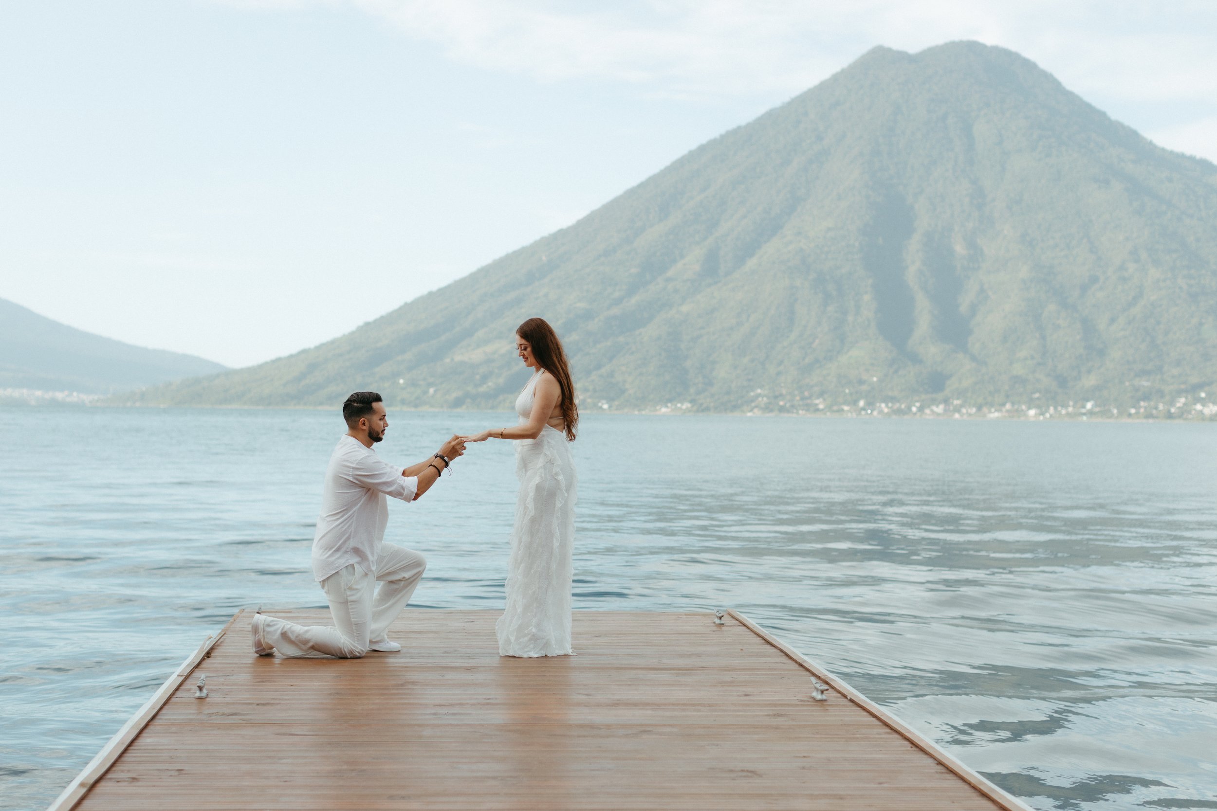 Surprise proposal at Lake Atitlán, Guatemala
