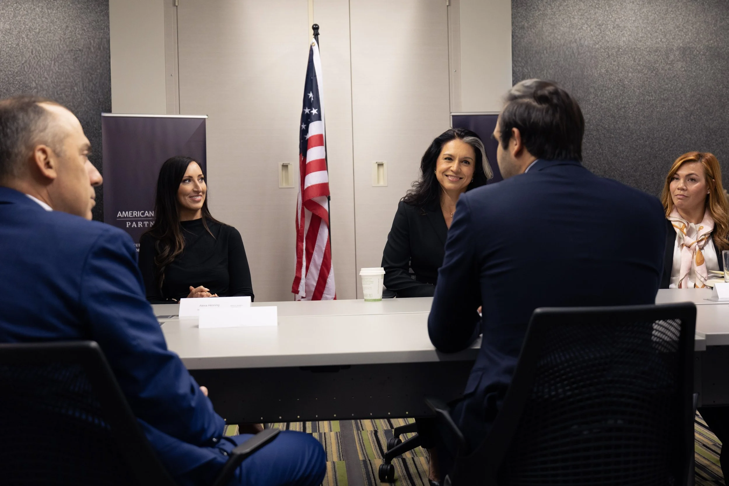 AMERICAN GROWTH PARTNERSHIP (AGP) HOSTS DNI TULSI GABBARD