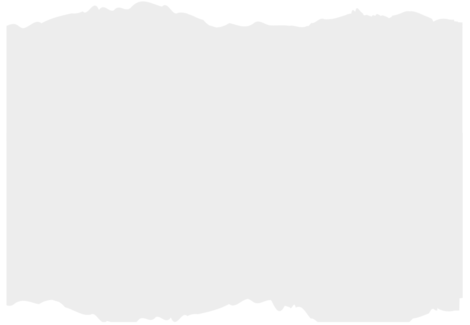 Cartoon illustration of a torn, jagged, rectangular paper with some text inside.