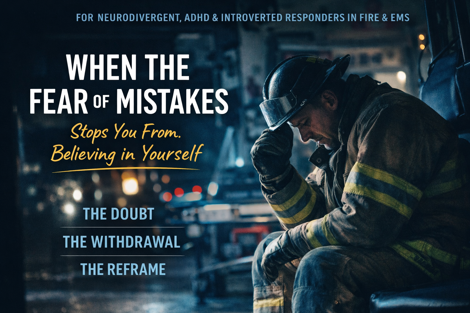 When the Fear of Mistakes Becomes the Barrier