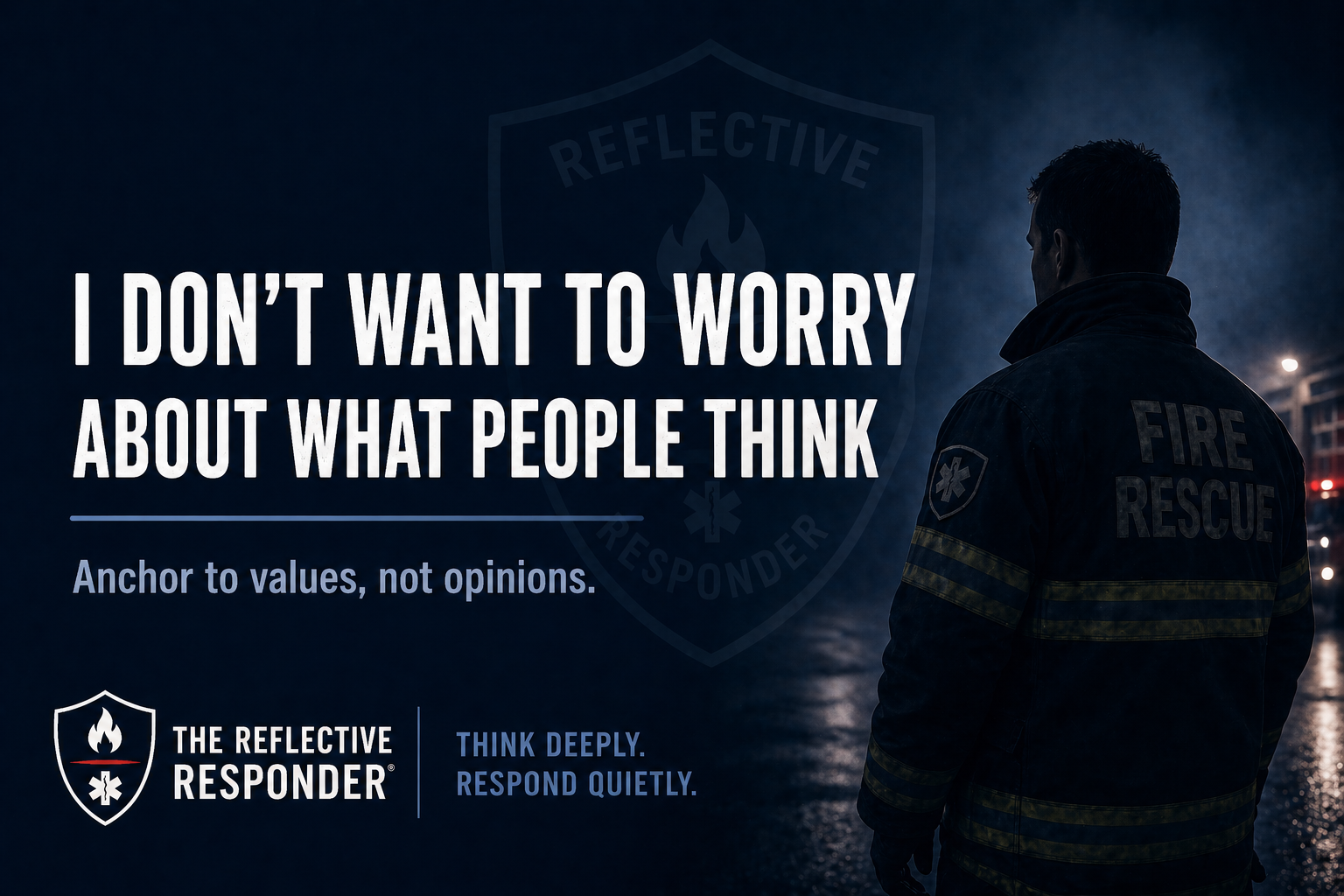 I Don’t Want to Worry About What People Think of Me
