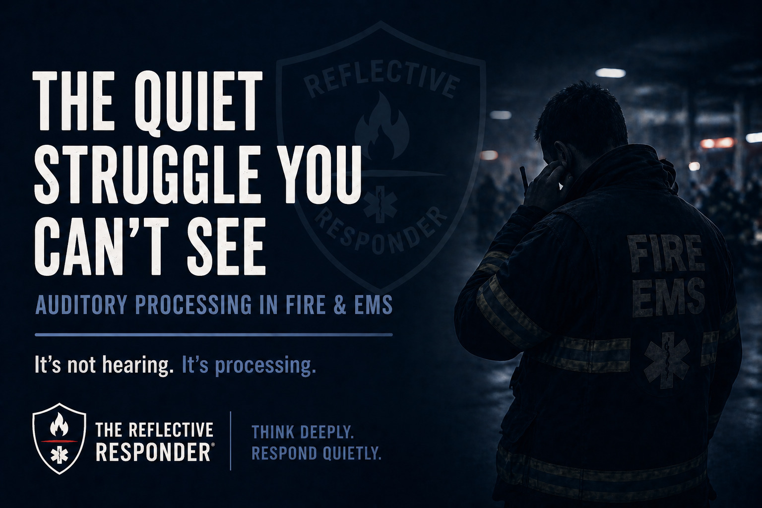 The Quiet Struggle You Can’t See: Auditory Processing Disorder in the Fire &amp; EMS World