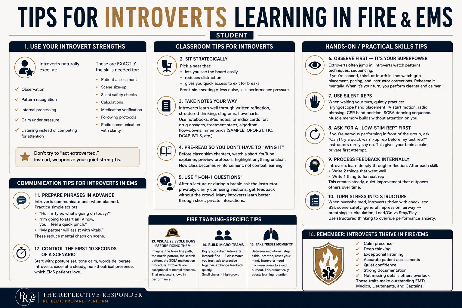 Tips for Introverts Learning in Fire &amp; EMS