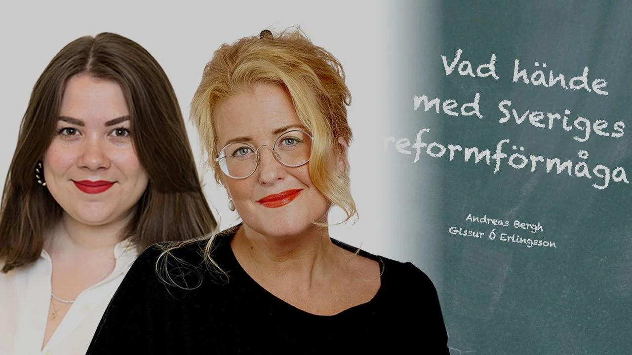 Schenström, Hovemyr: Sveriges reformförmåga har försämrats