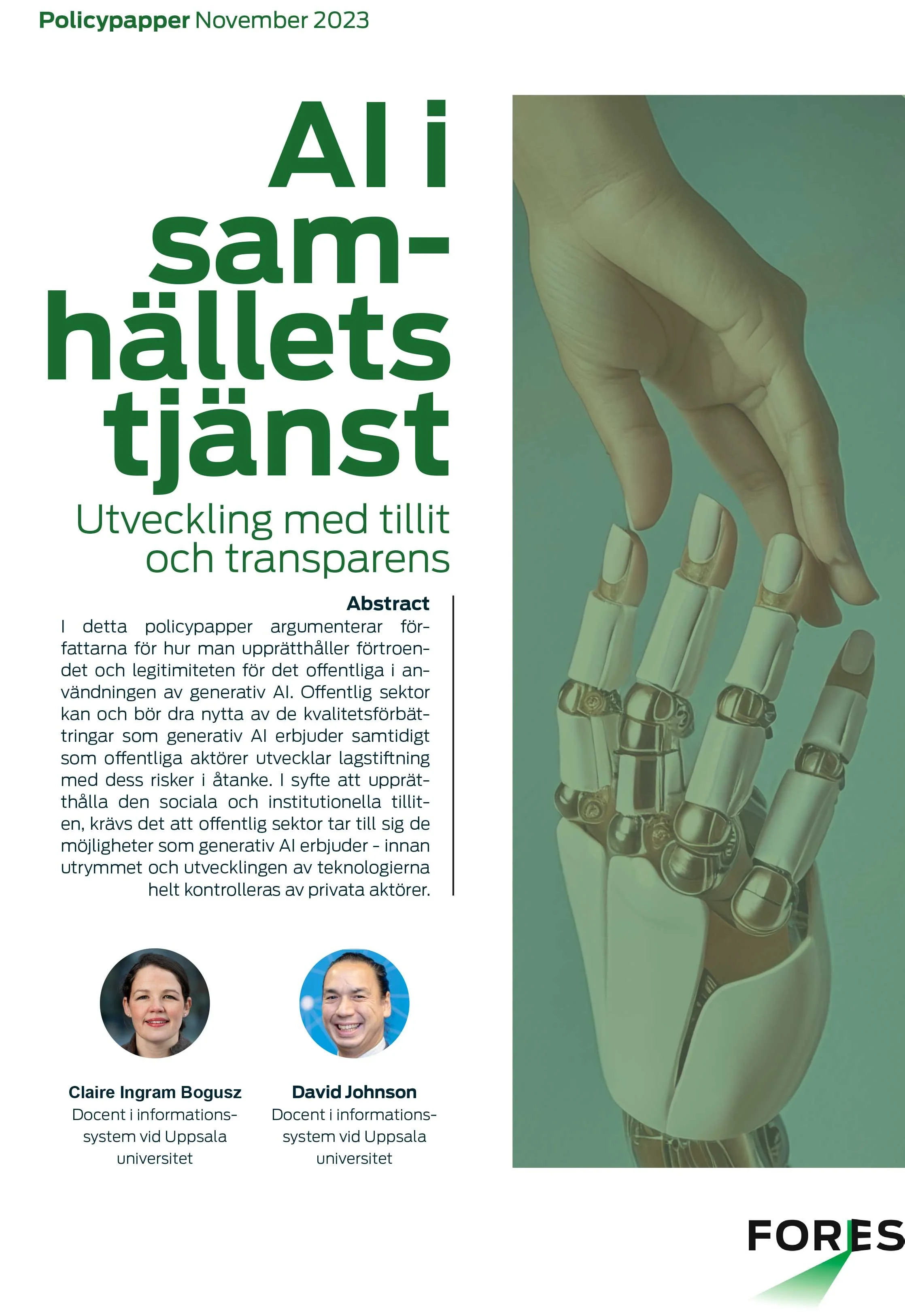 AI i samhällets tjänst