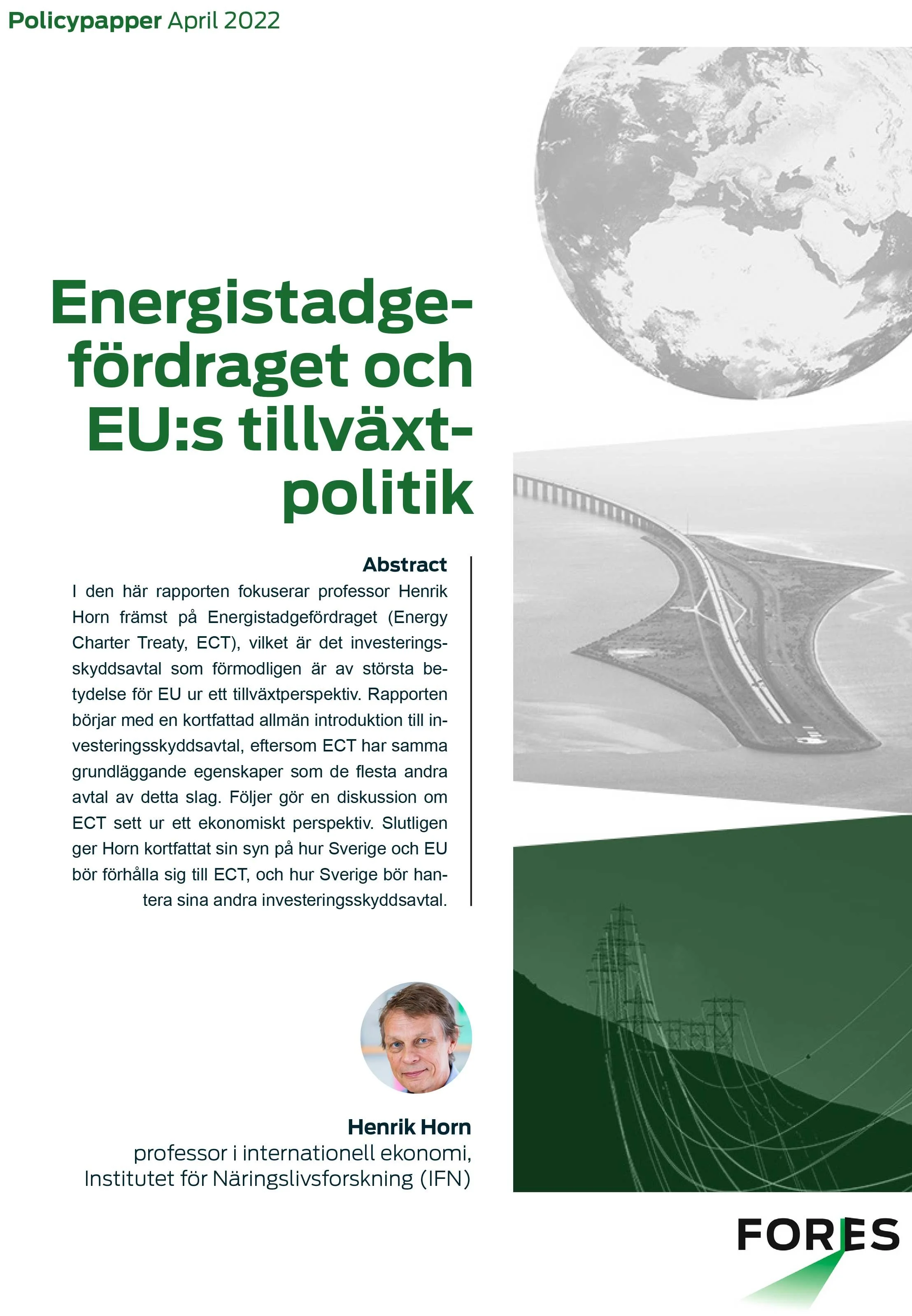 Energistadgefördraget och EU:s tillväxtpolicy