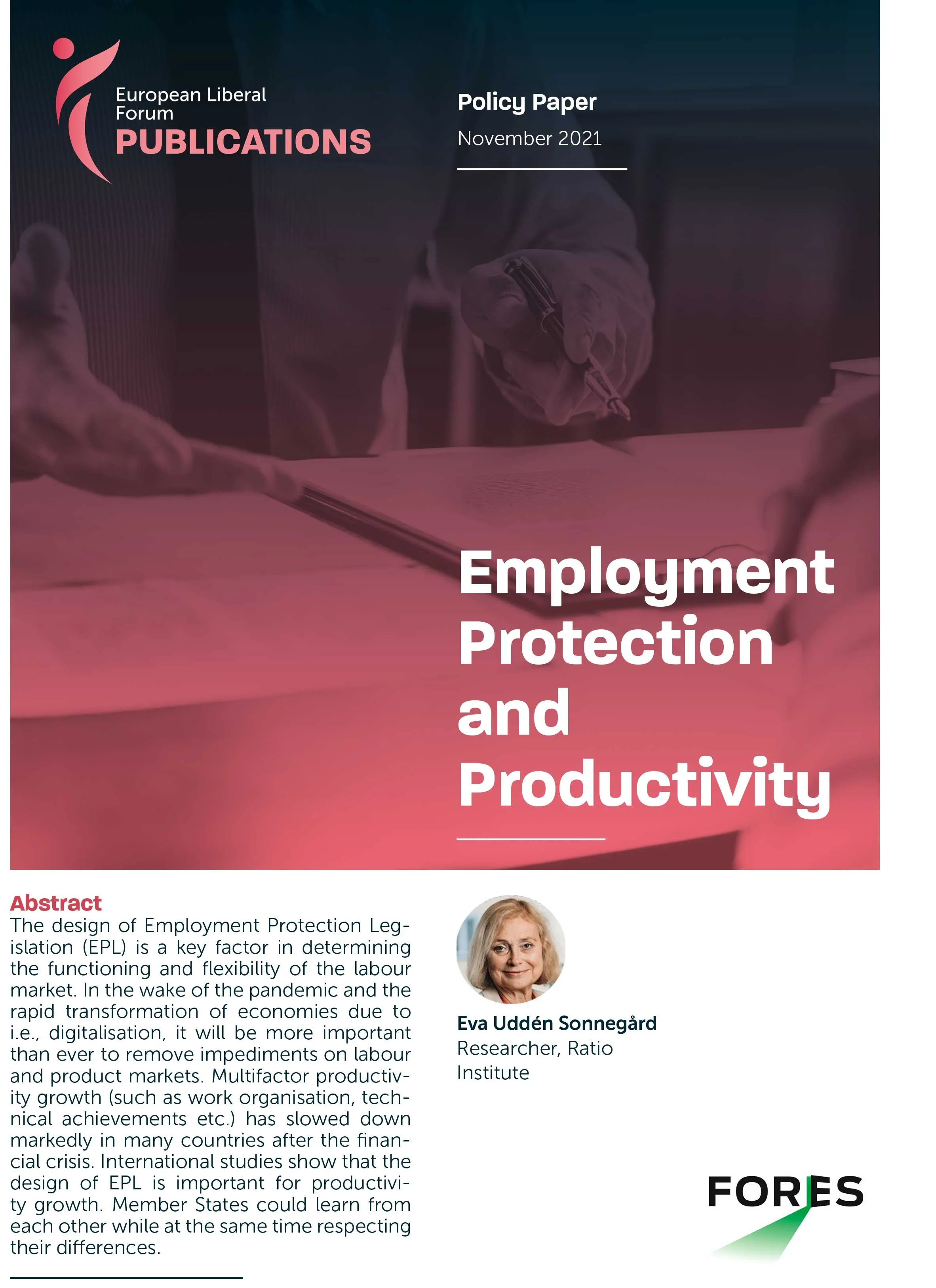 Employment Protection and Productivity