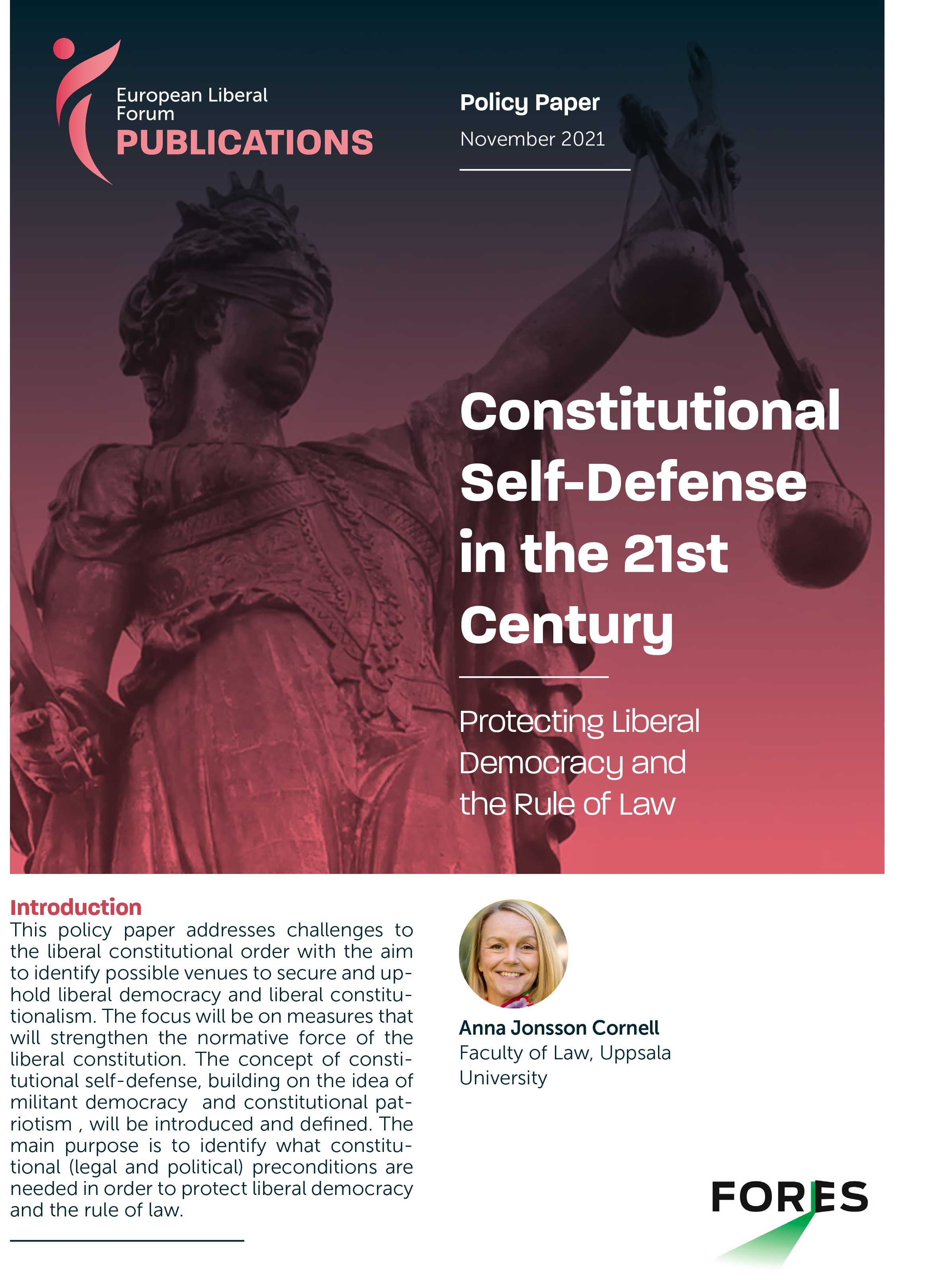 Constitutional Self-Defense in the 21st Century