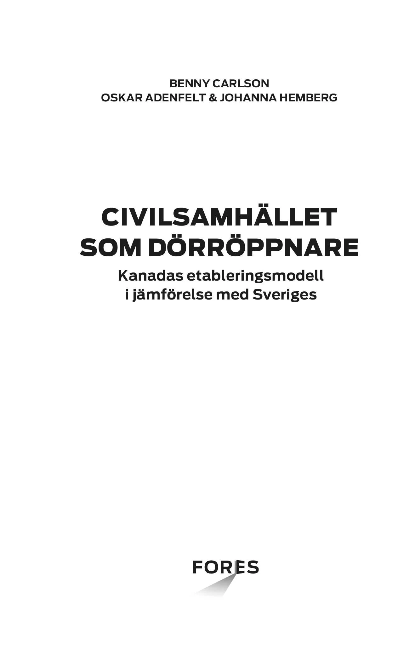 Civilsamhället som dörröppnare