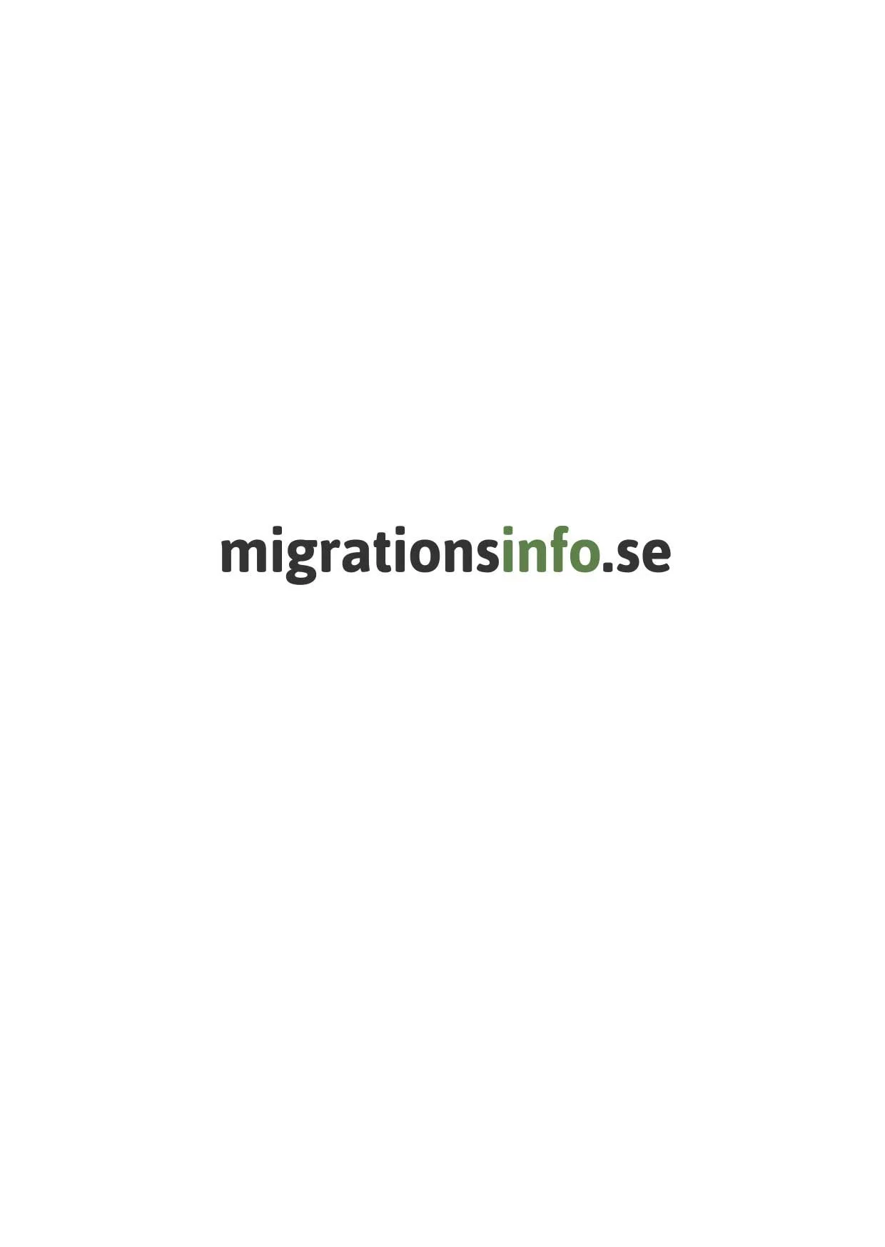 Migrationsinfo för alla, tredje utgåvan