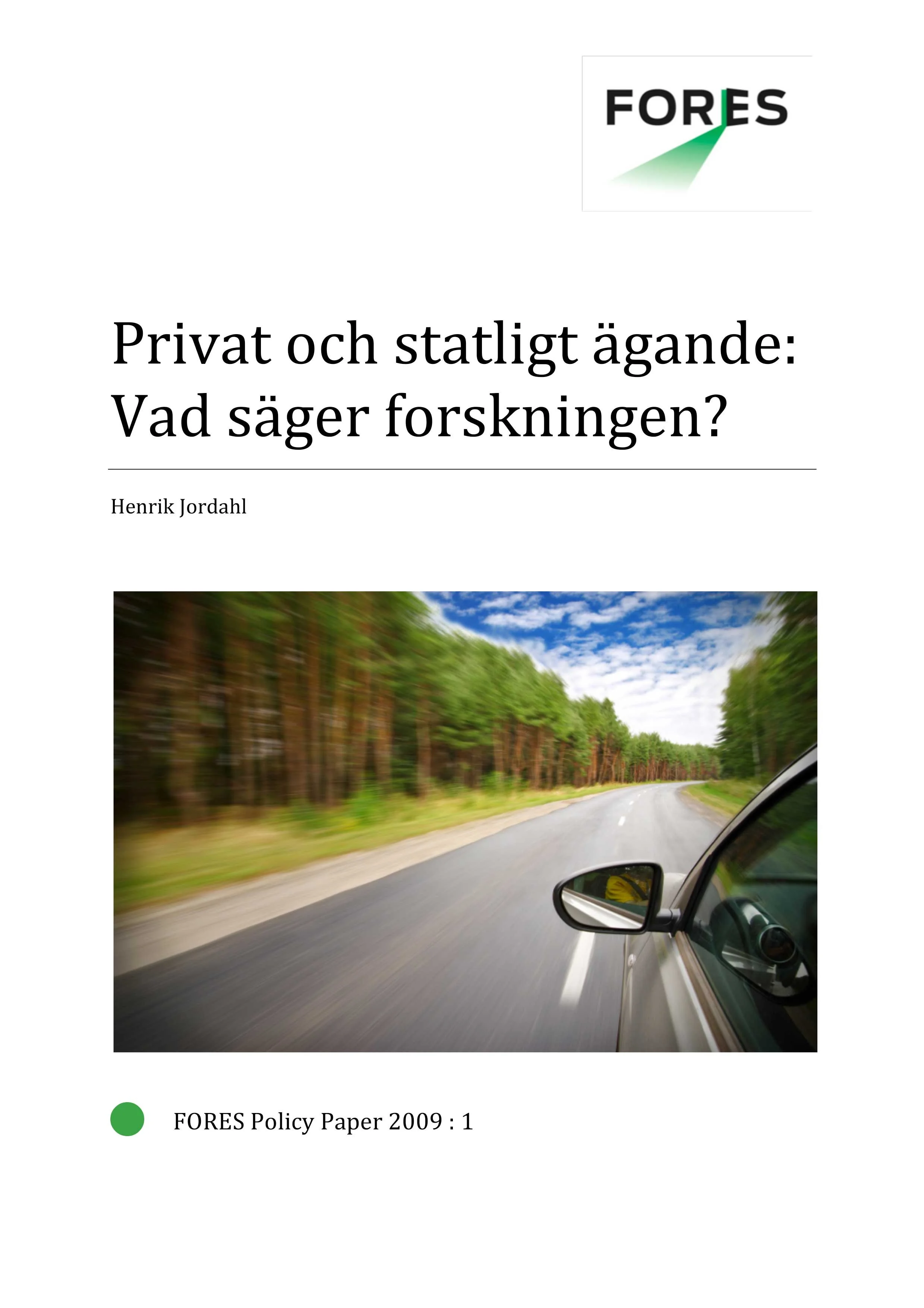 Staten bör låta Volvo och Saab klara sig själva