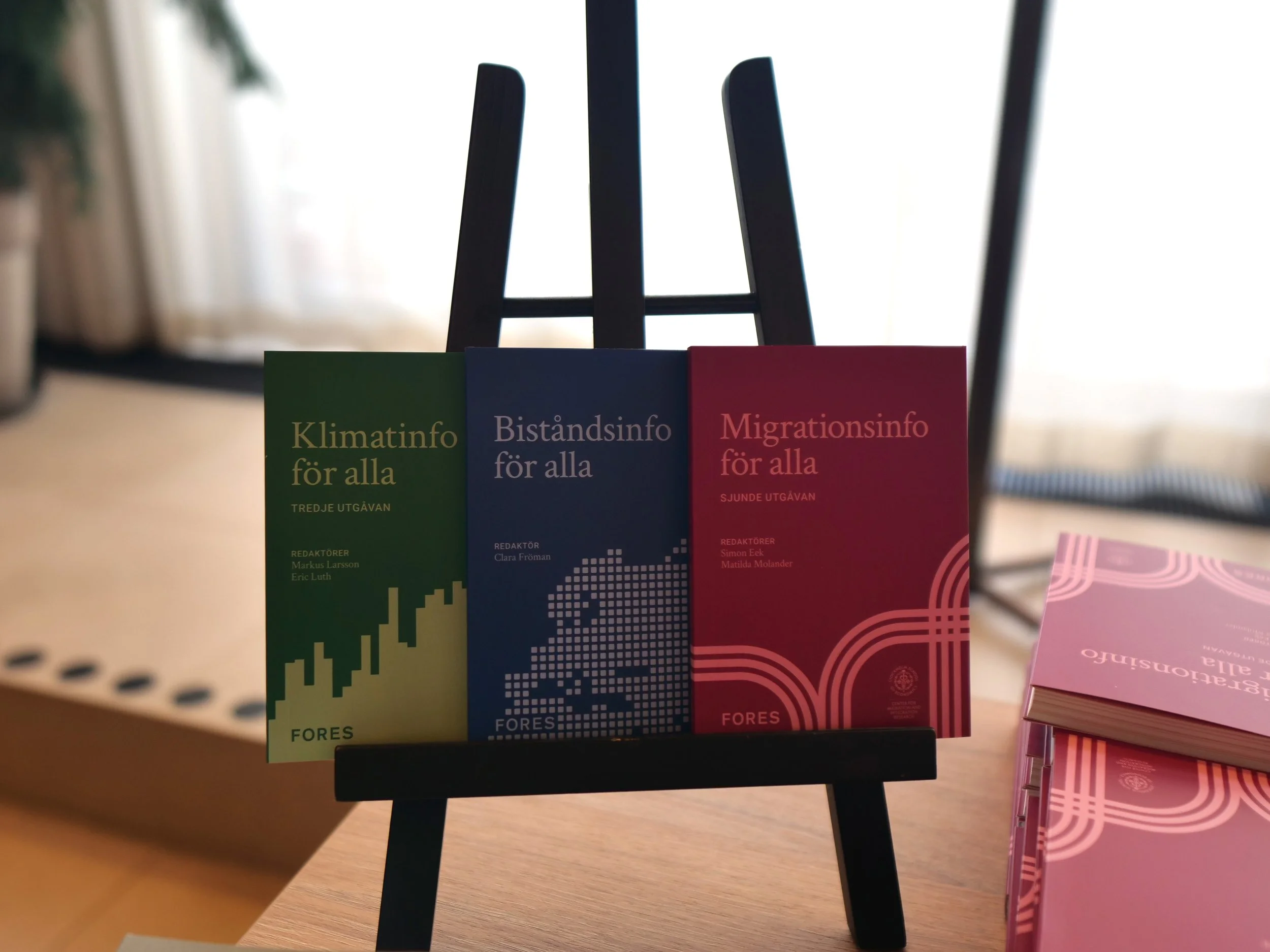 Tre nya böcker lanserade – Info för alla!  