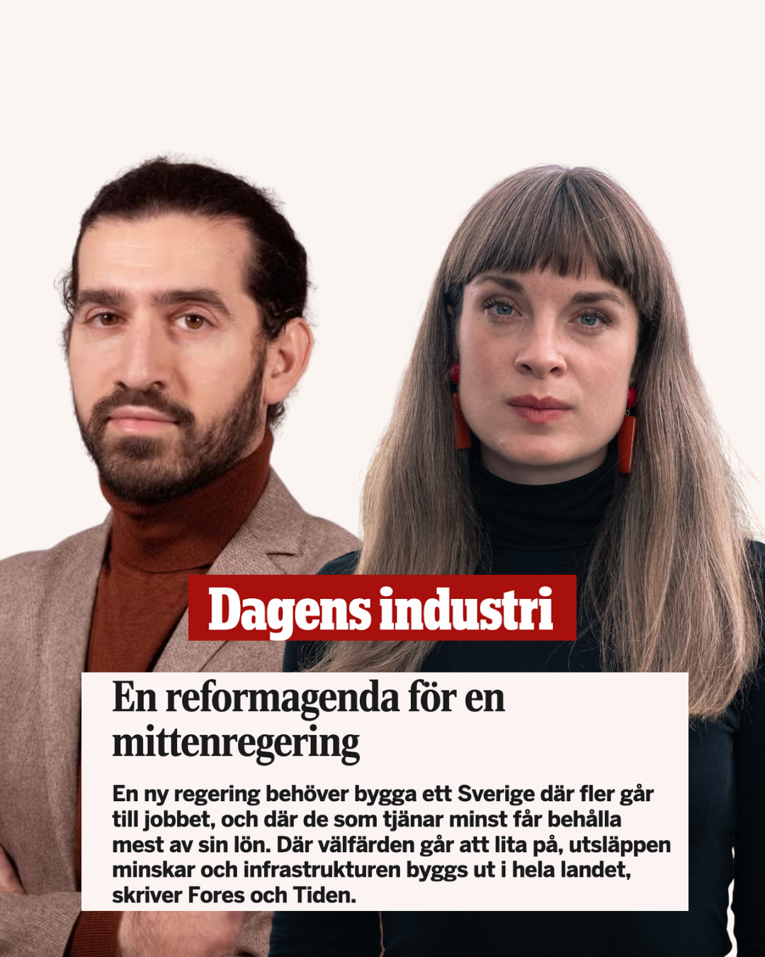 En reformagenda för en mittenregering