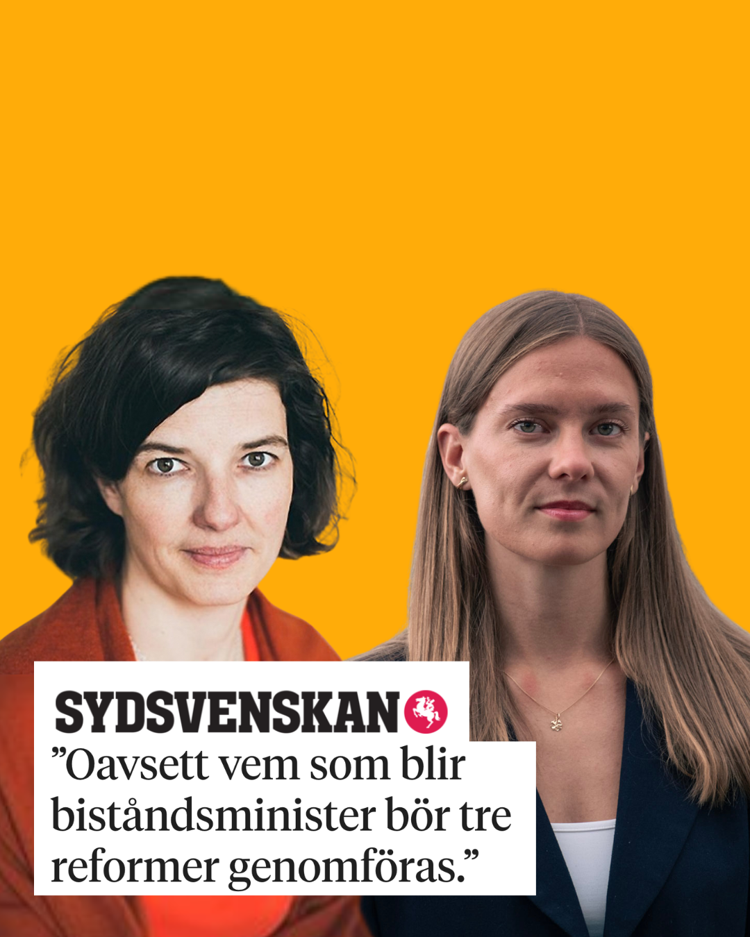 Tre områden nästa biståndsminister måste prioritera