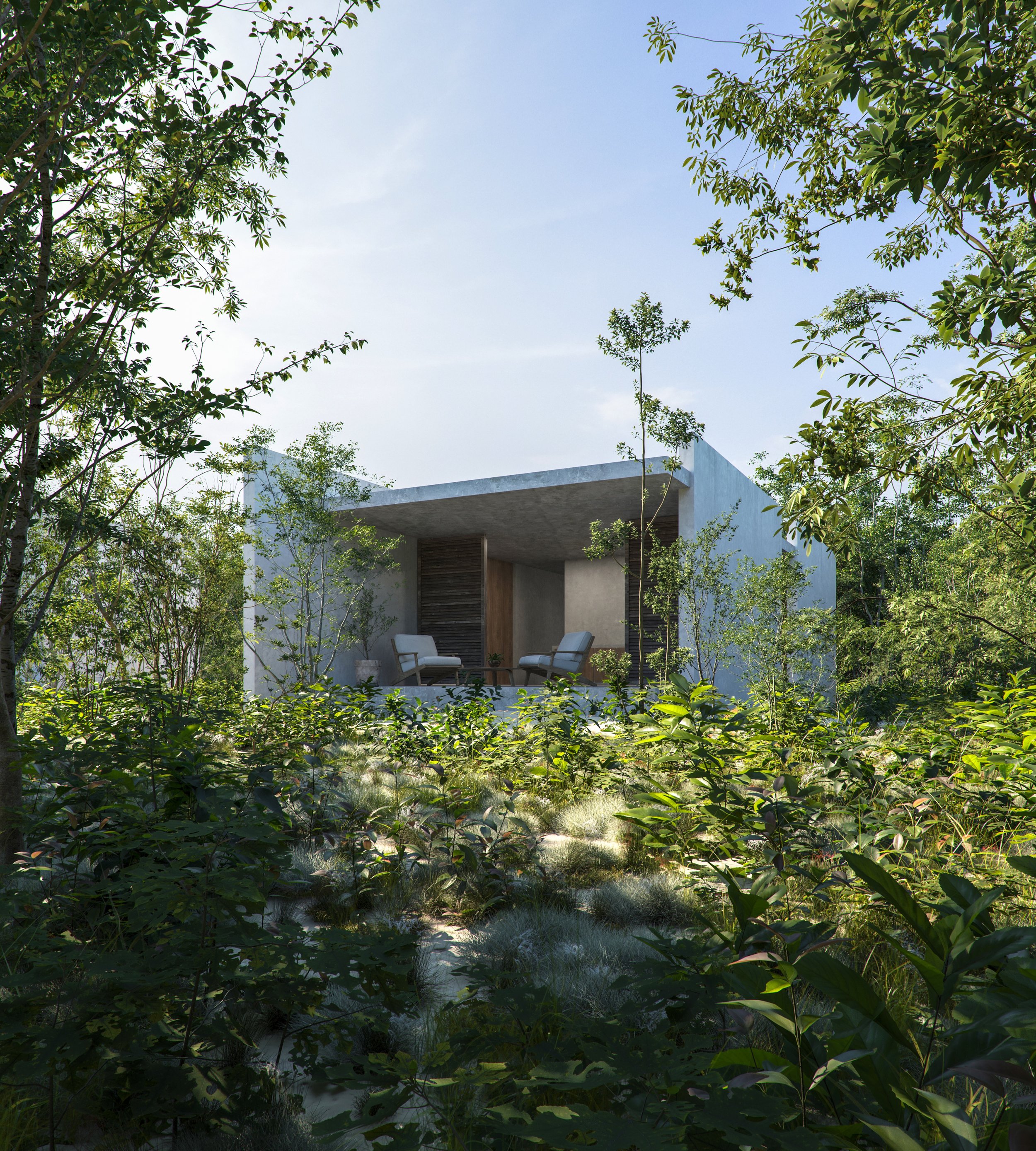 Separate bungalows to welcome friends, family or short term rent