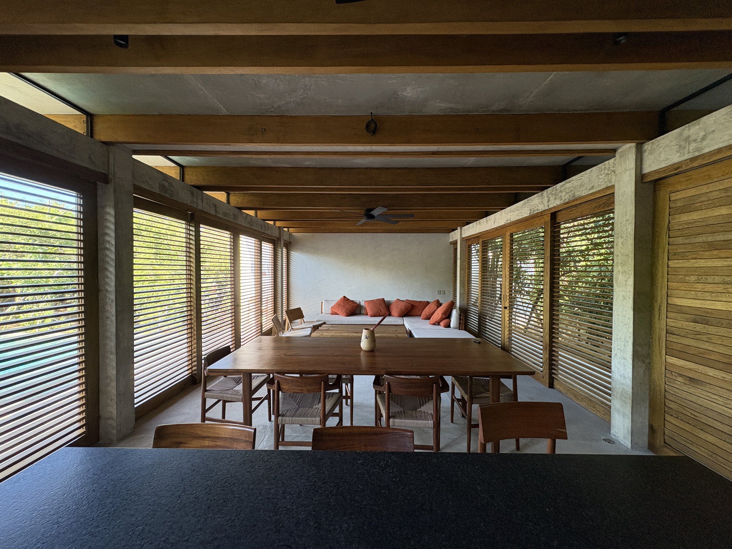 Kitchen, living dinning space