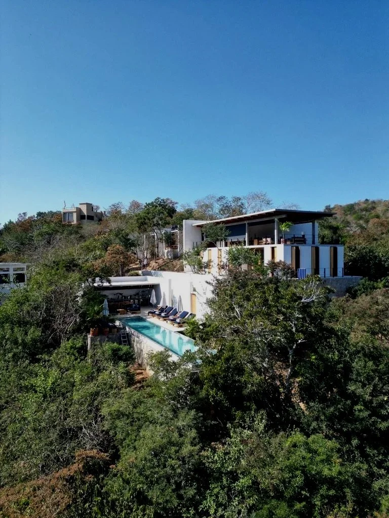 El Guayacan in Zipolite, Oaxaca. Hotel business with a private house mix